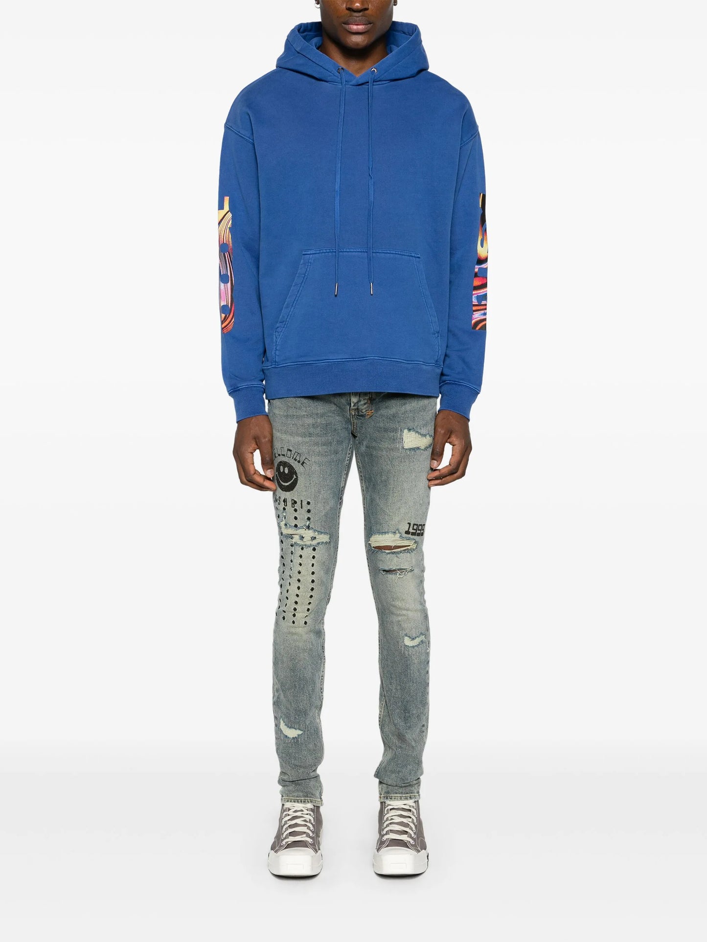 Van Winkle Throw Bak Trash mid-rise skinny jeans