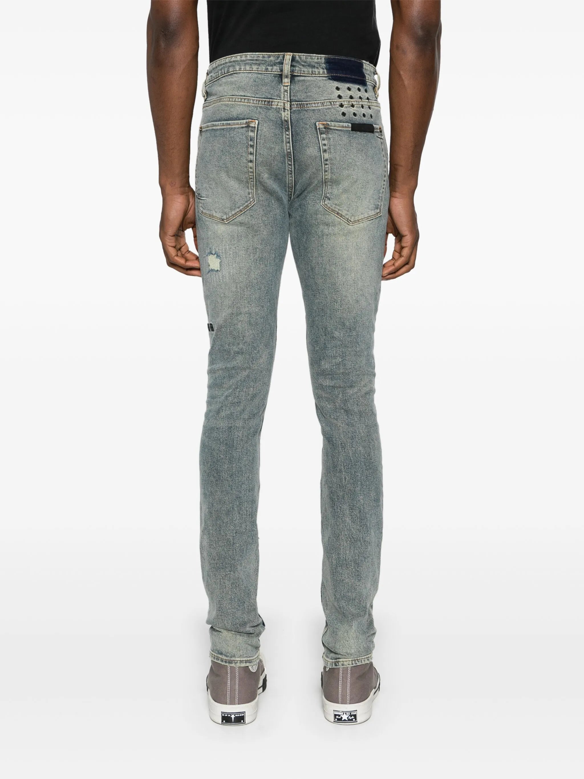 Van Winkle Throw Bak Trash mid-rise skinny jeans