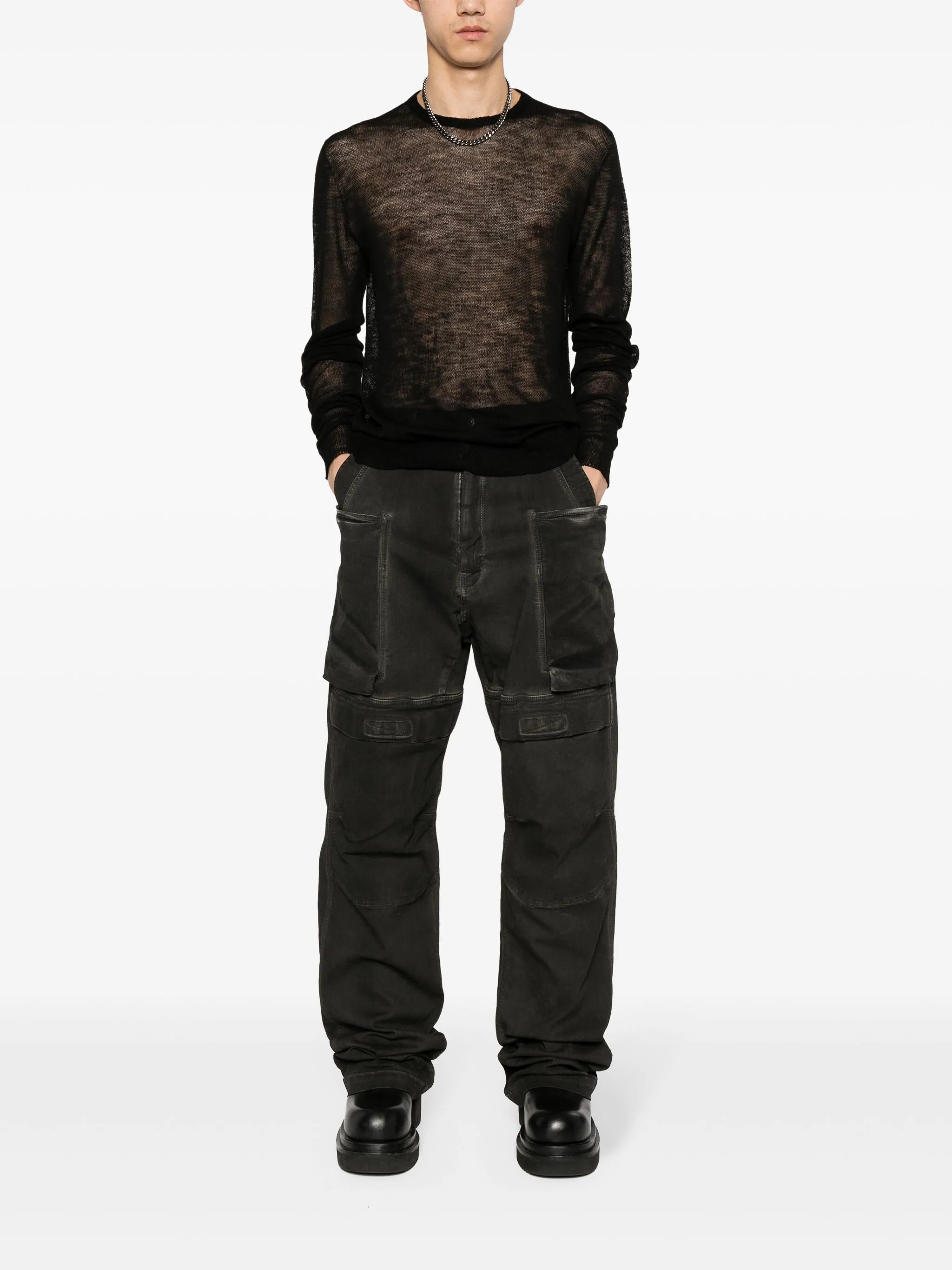 Stefan denim cargo pants