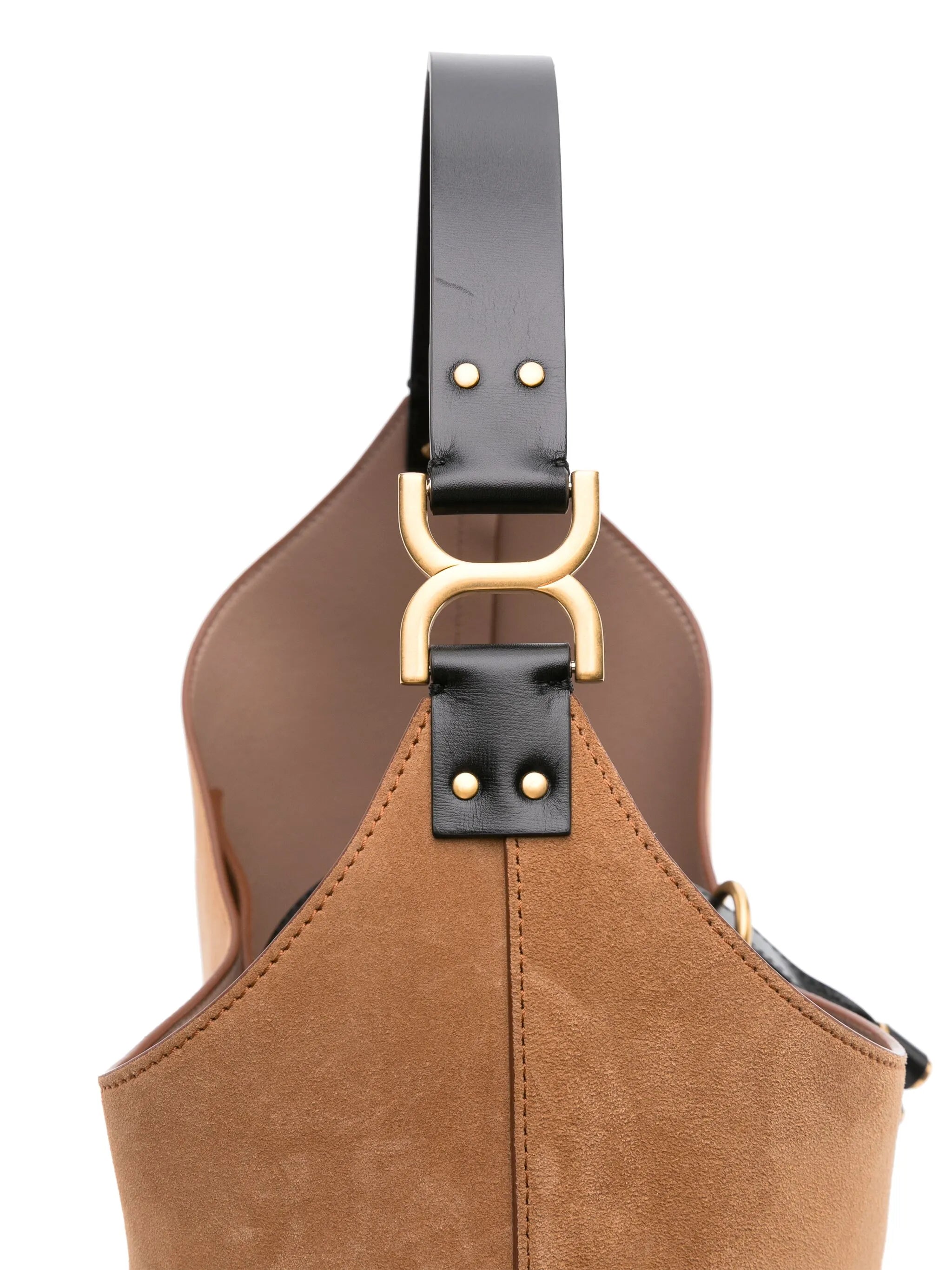 Marcie suede shoulder bag