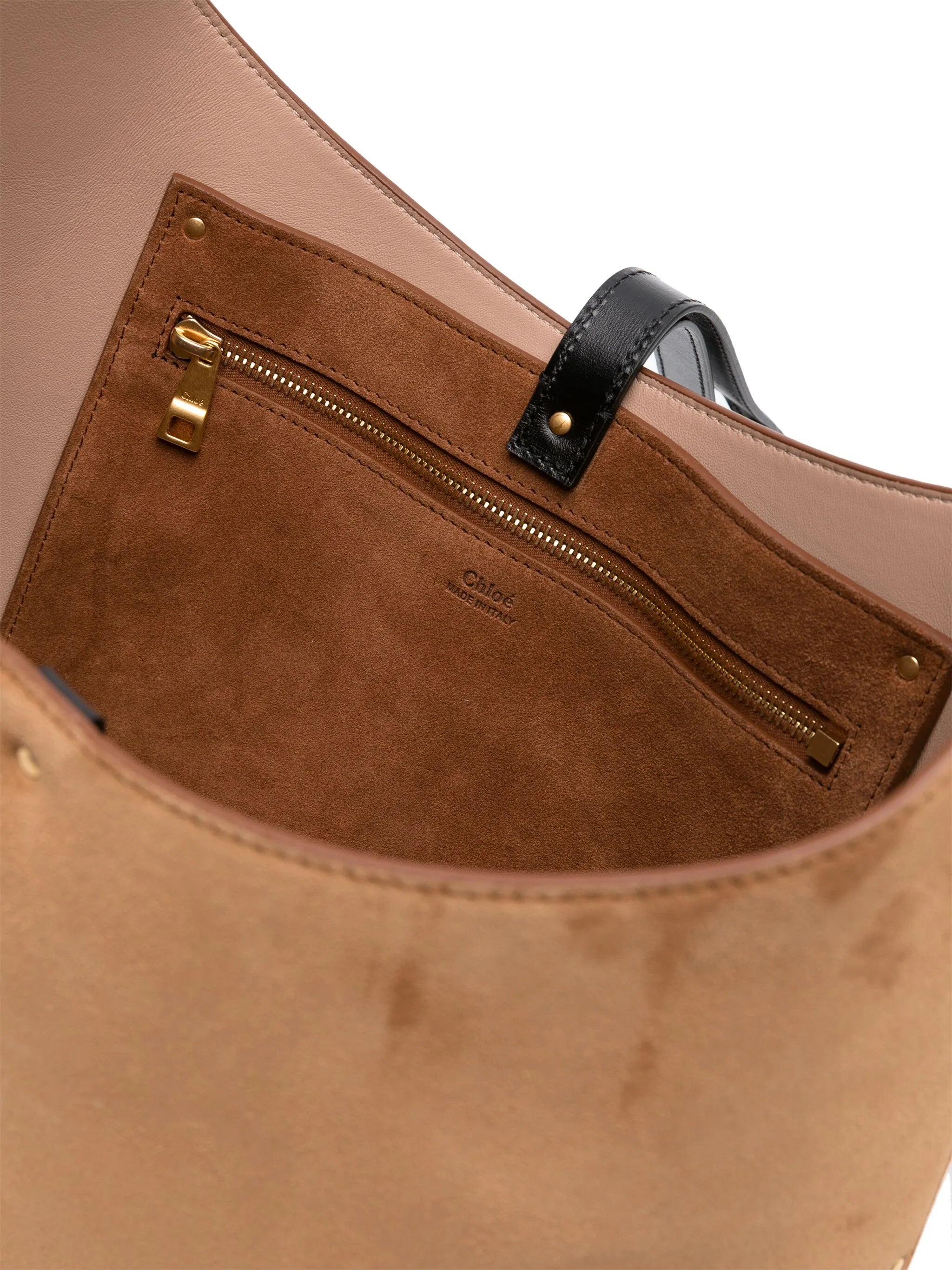 Marcie suede shoulder bag