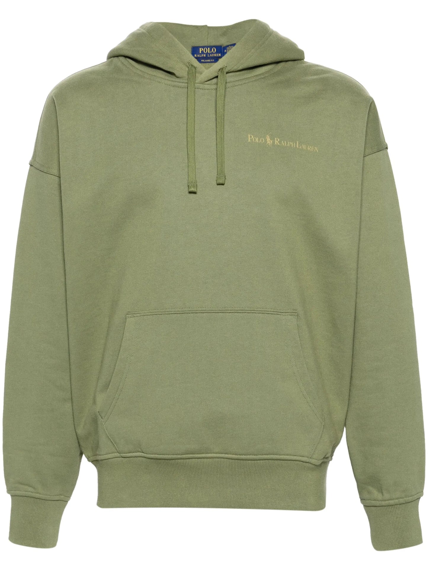logo-print drawstring hoodie