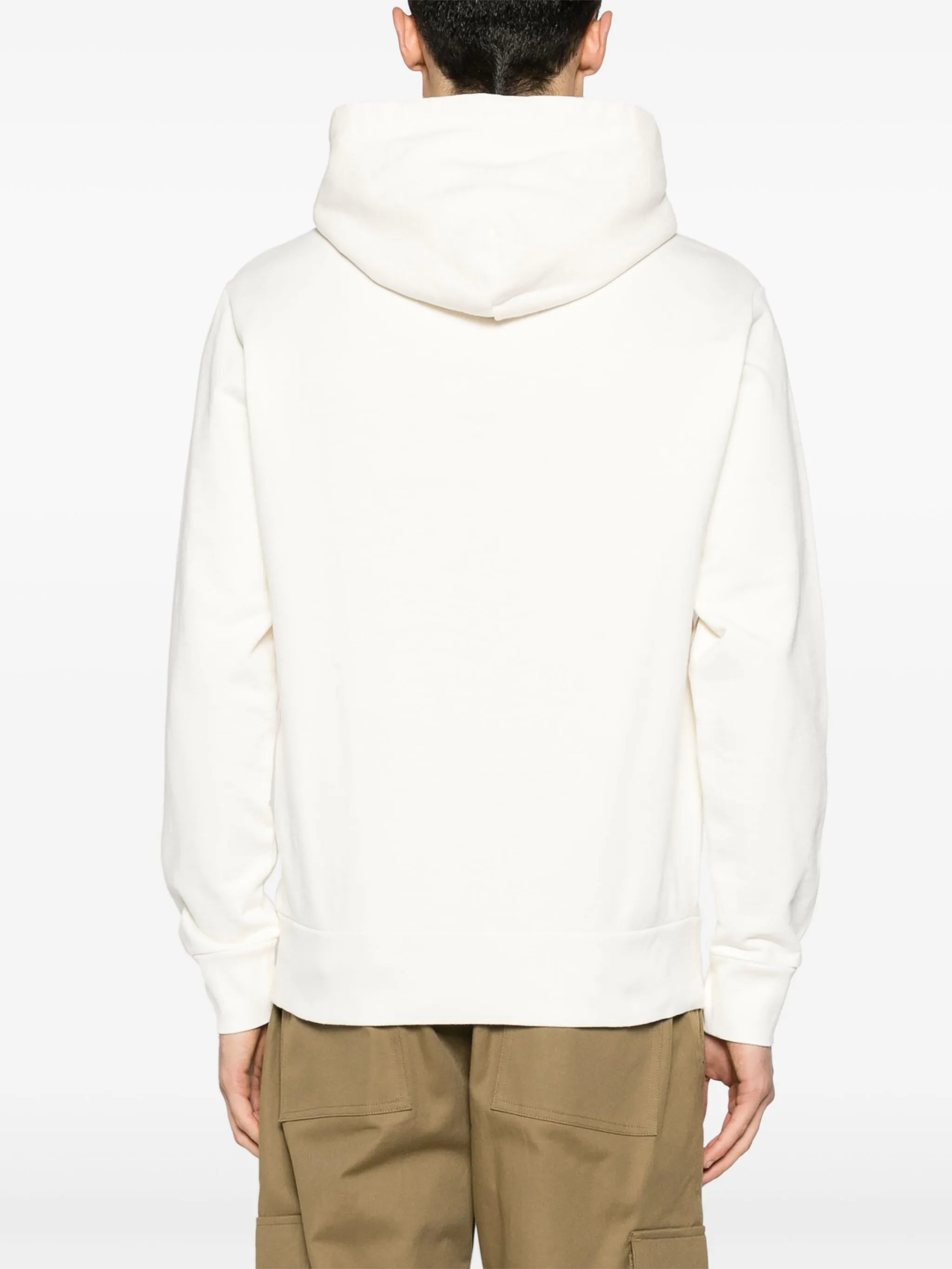 Polo Pony-embroidered cotton hoodie