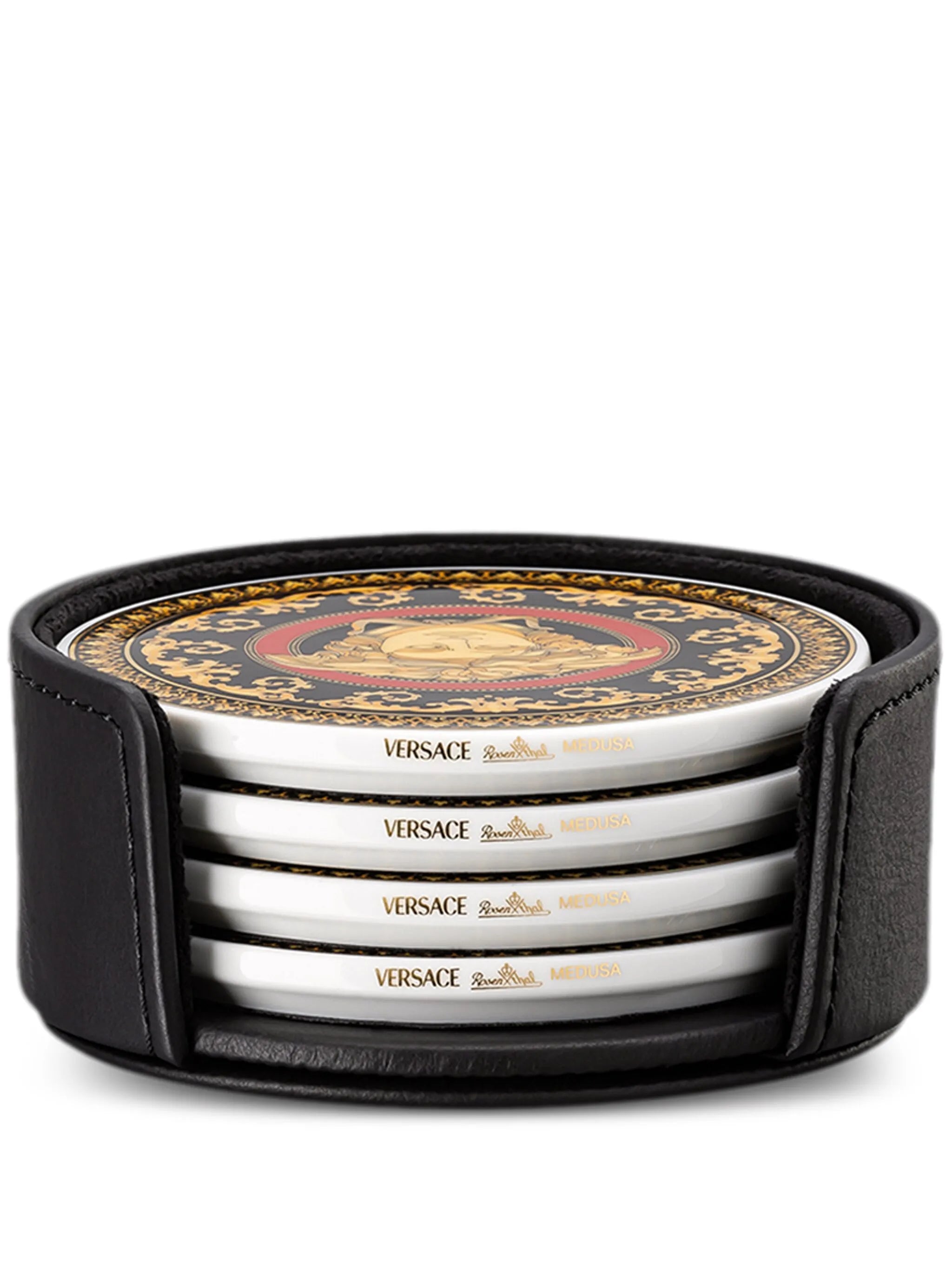 Medusa porcelain coasters (set of four)