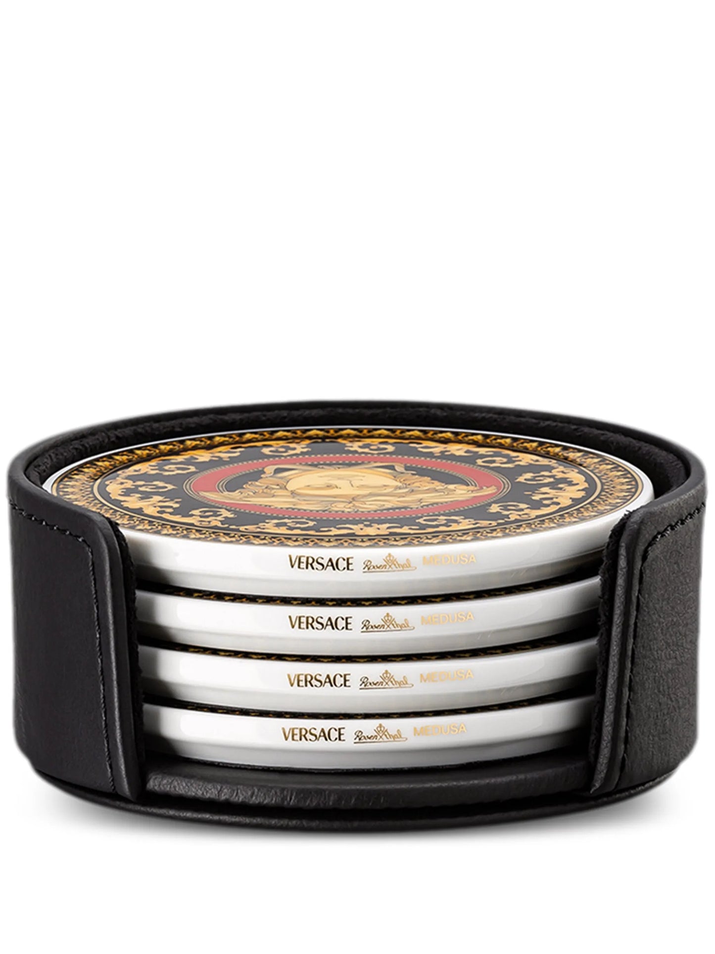 Medusa porcelain coasters (set of four)