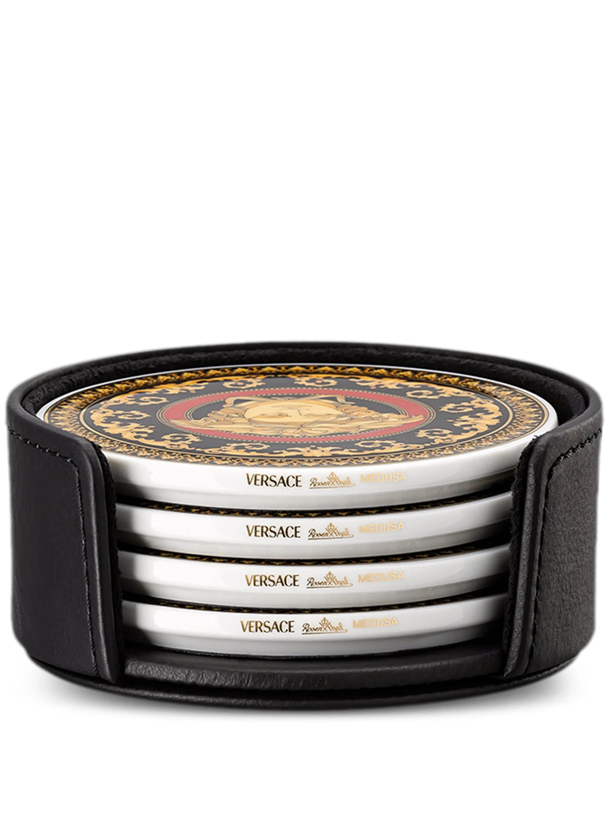 Medusa porcelain coasters (set of four)