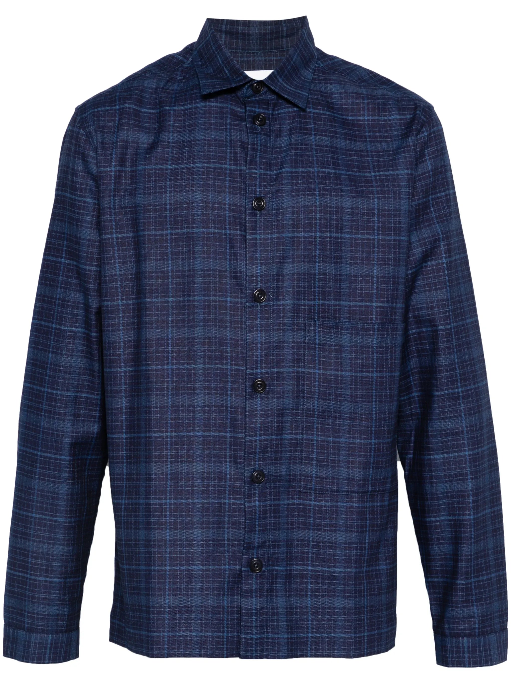 check-pattern shirt