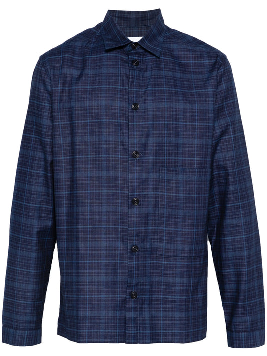 check-pattern shirt