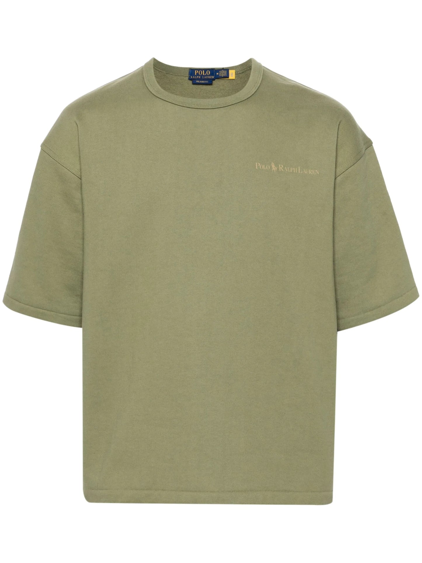 logo-print drop-shoulder T-shirt