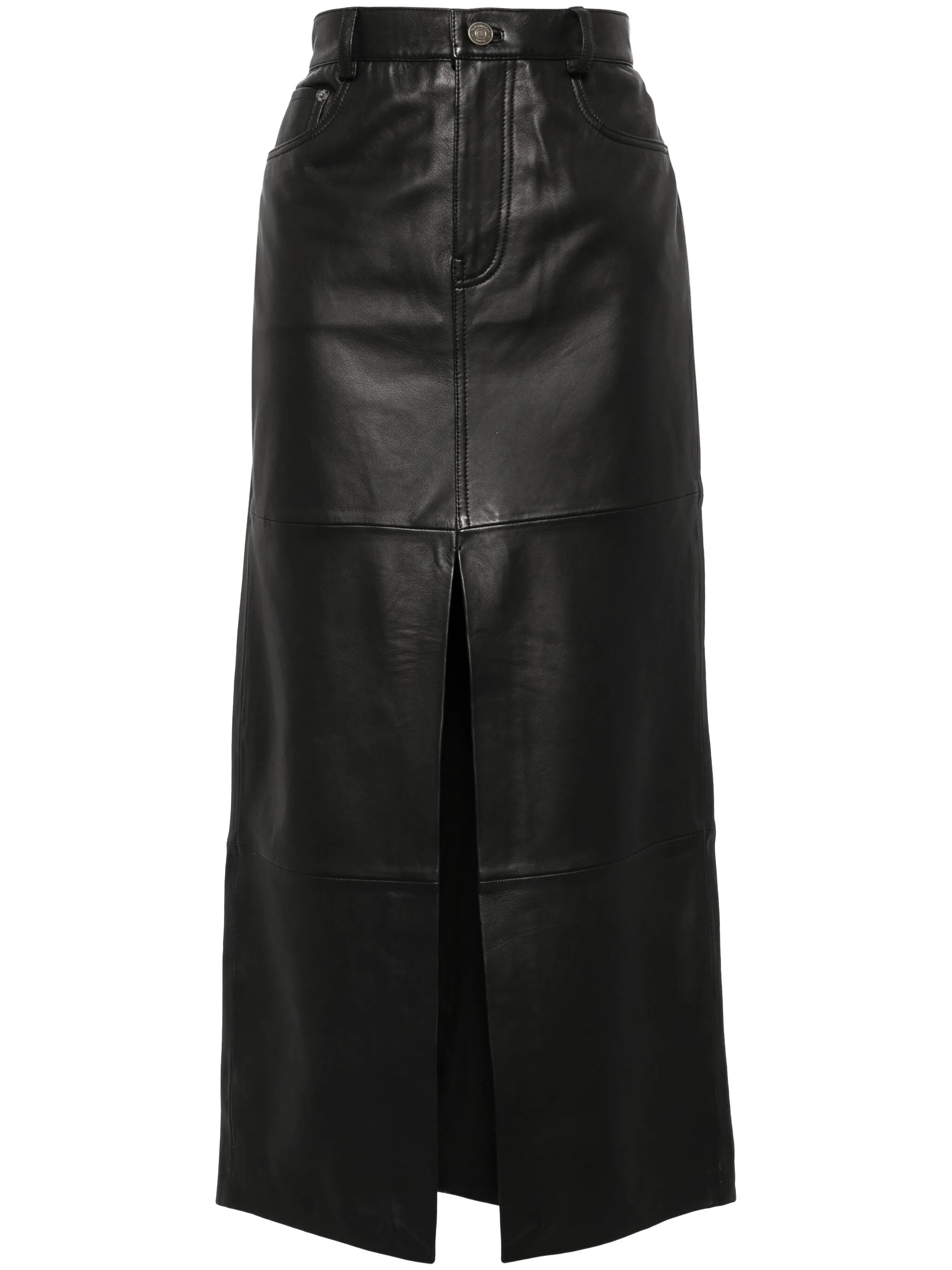 Veda Tazz leather maxi skirt