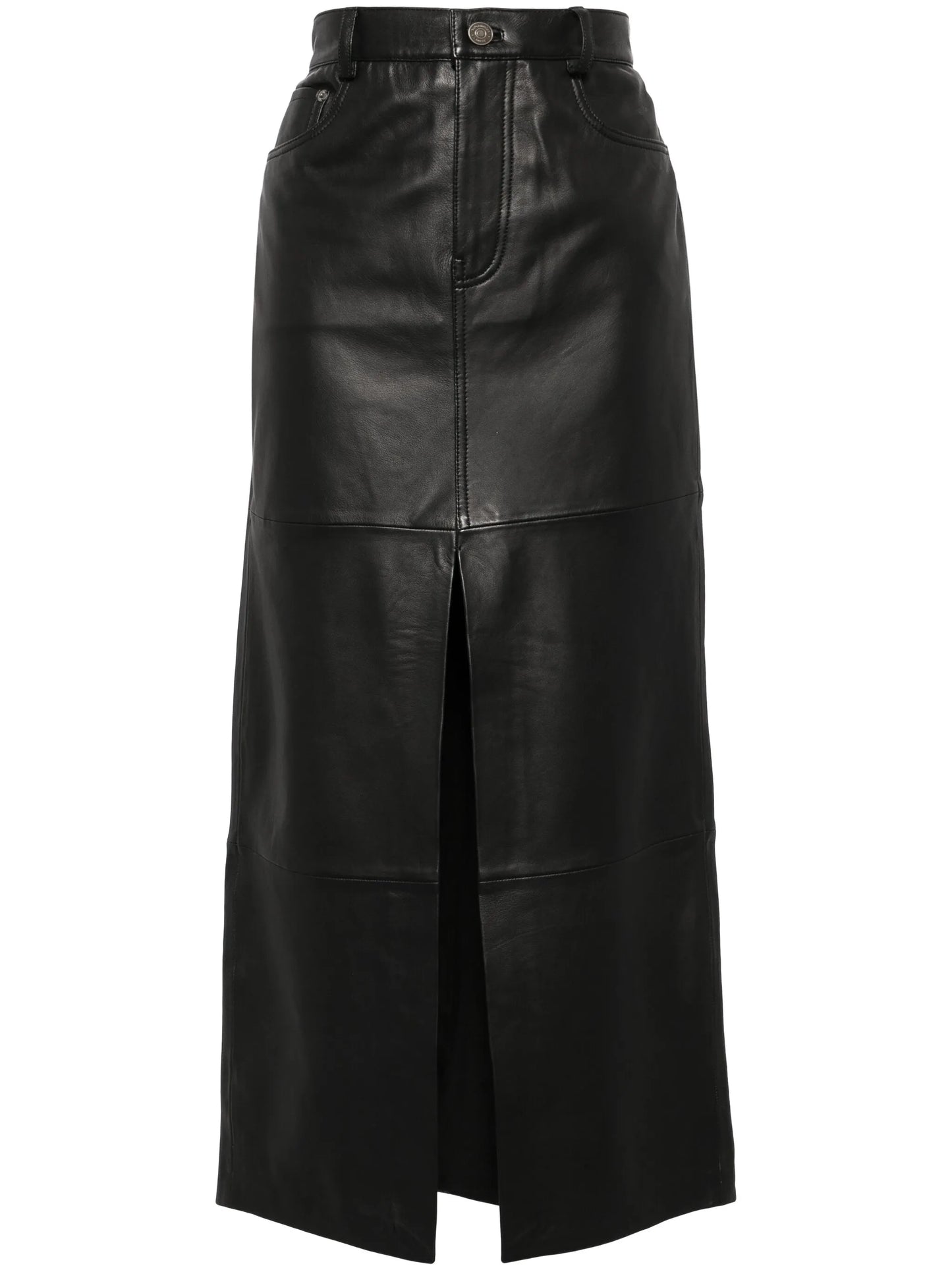 Veda Tazz leather maxi skirt