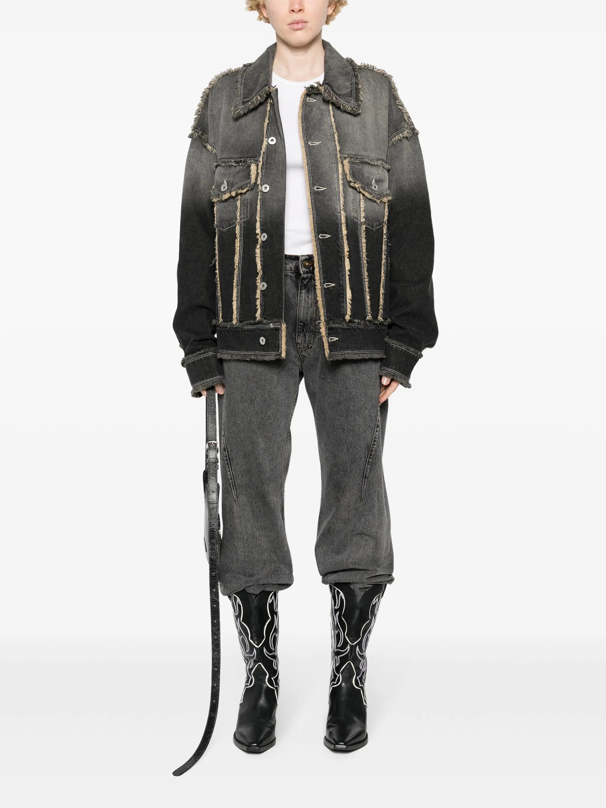 Evergreen straight-leg jeans