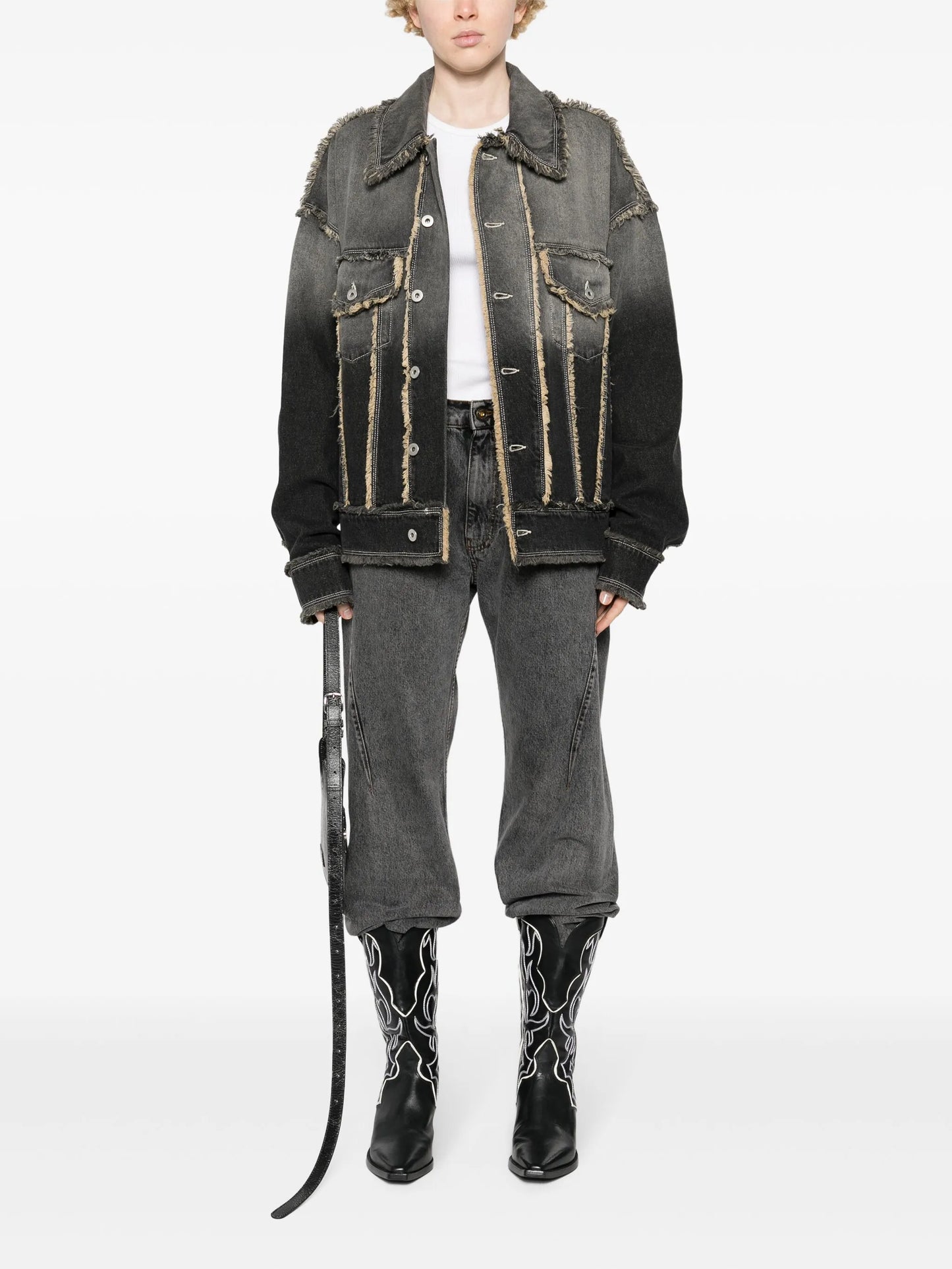 Evergreen straight-leg jeans
