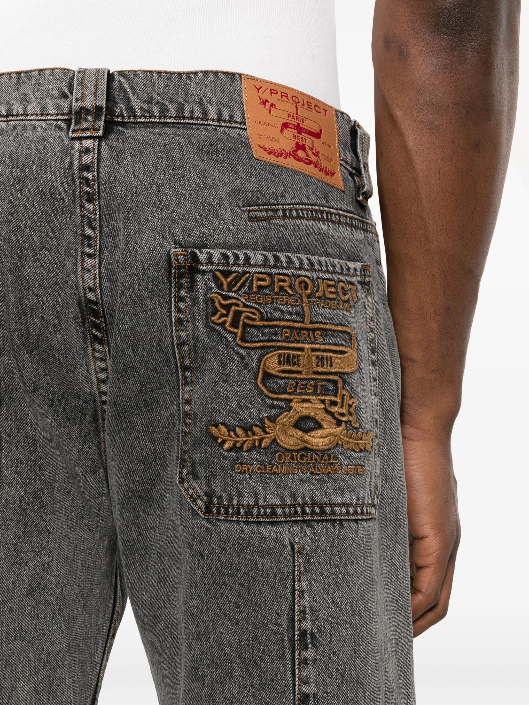 Evergreen straight-leg jeans