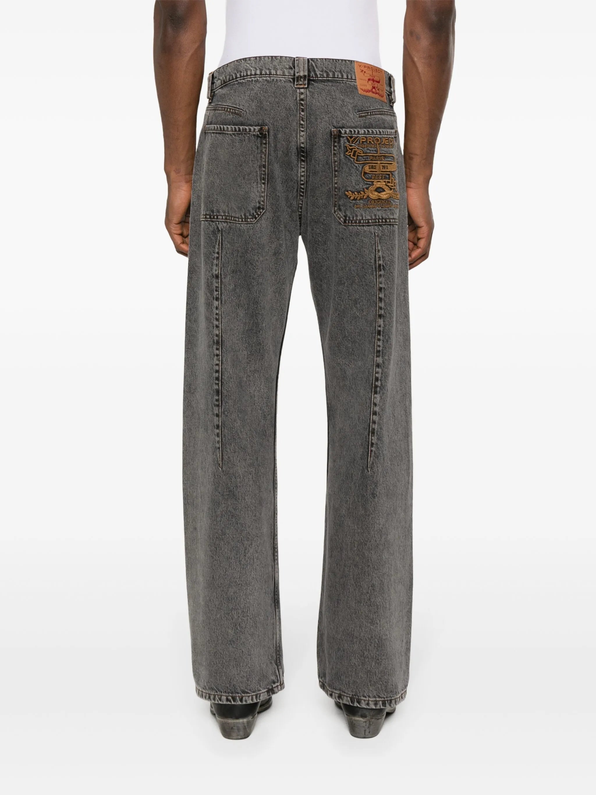 Evergreen straight-leg jeans