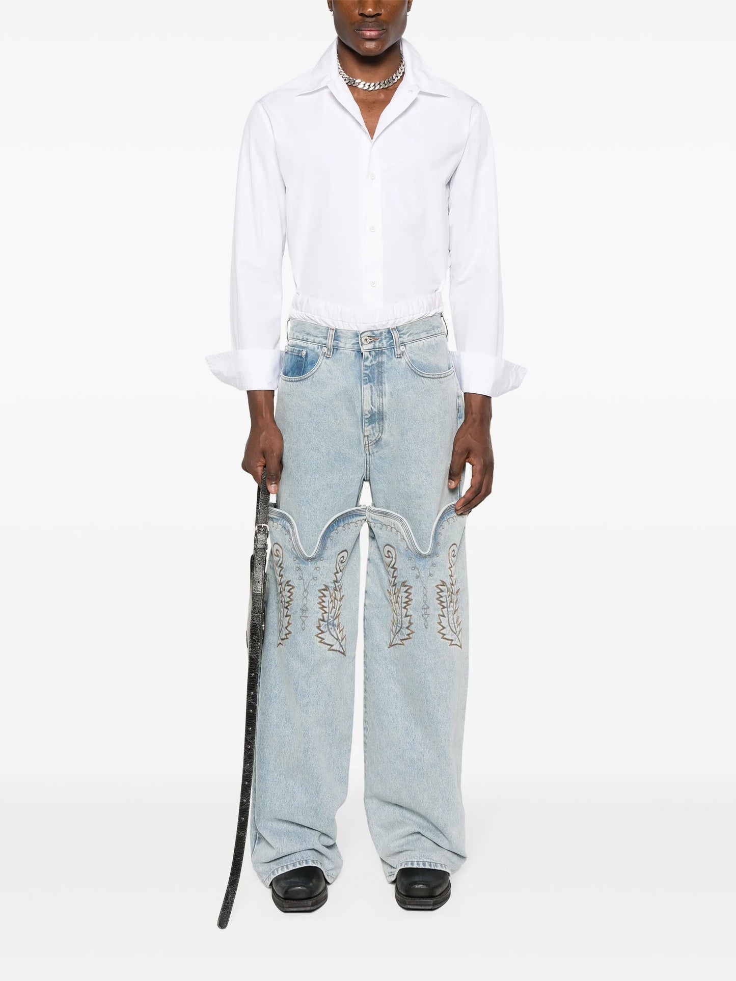 Evergreen Maxi Cowboy Cuff Jeans