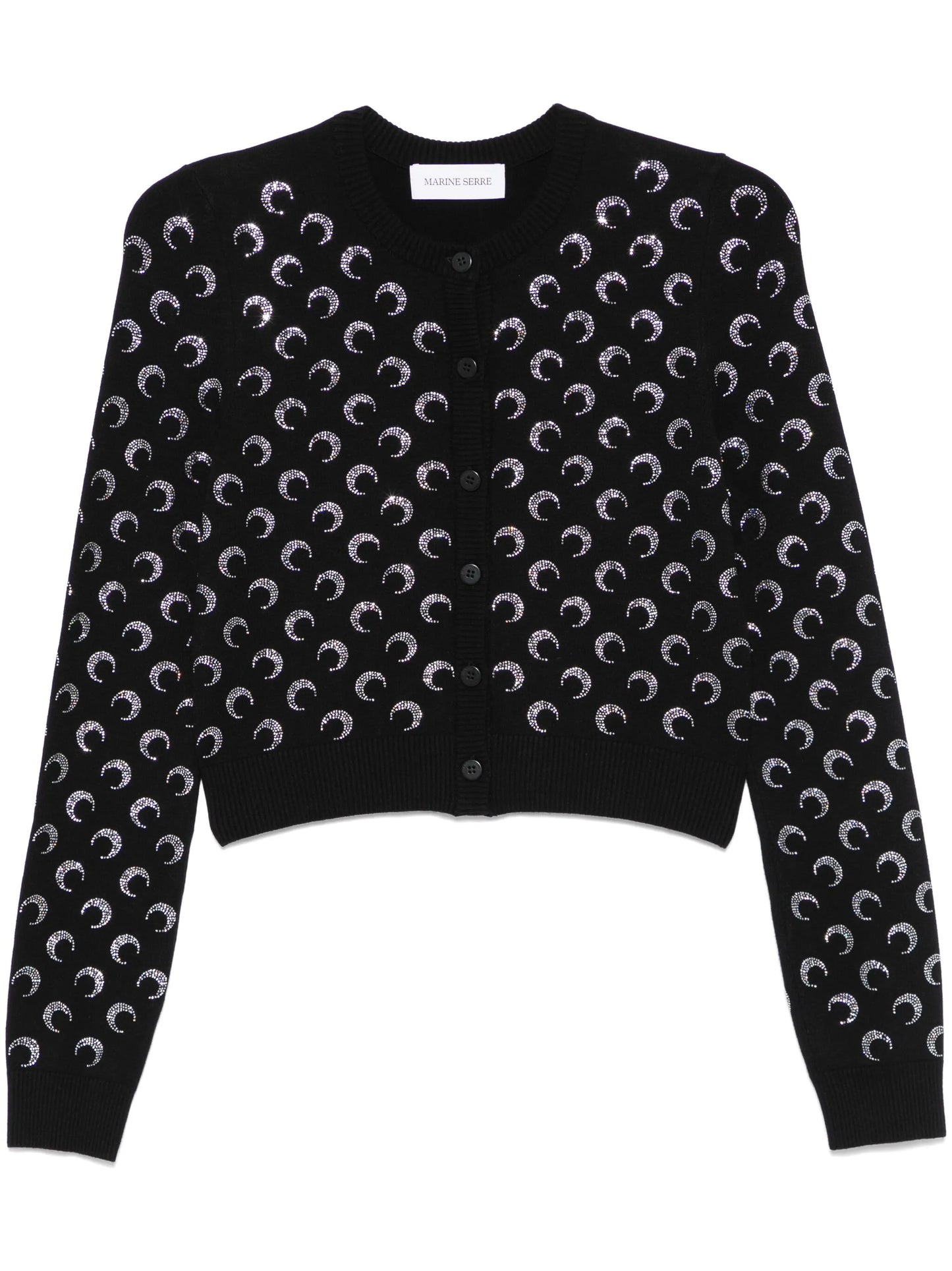 Moon rhinestoned cardigan