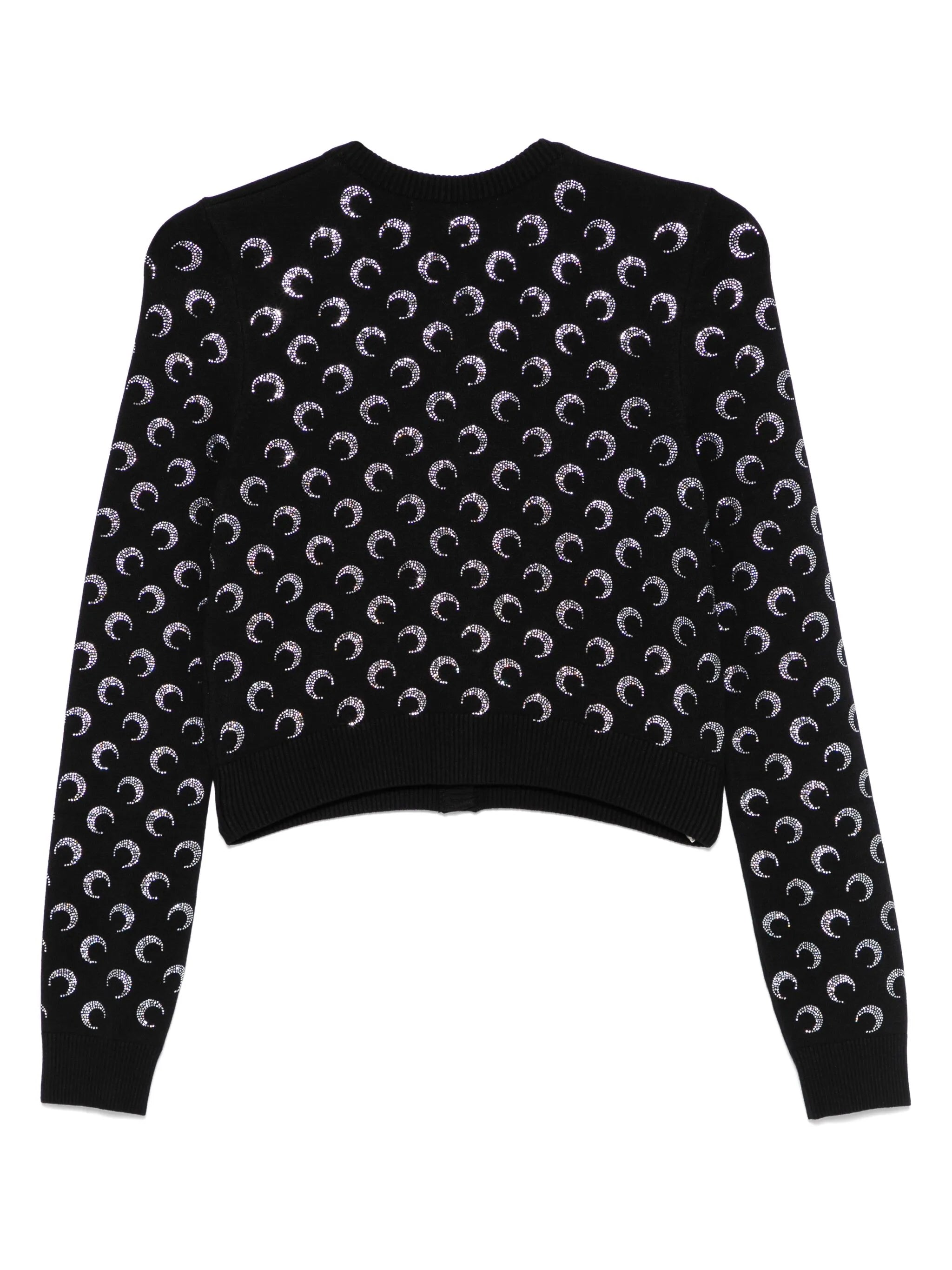 Moon rhinestoned cardigan