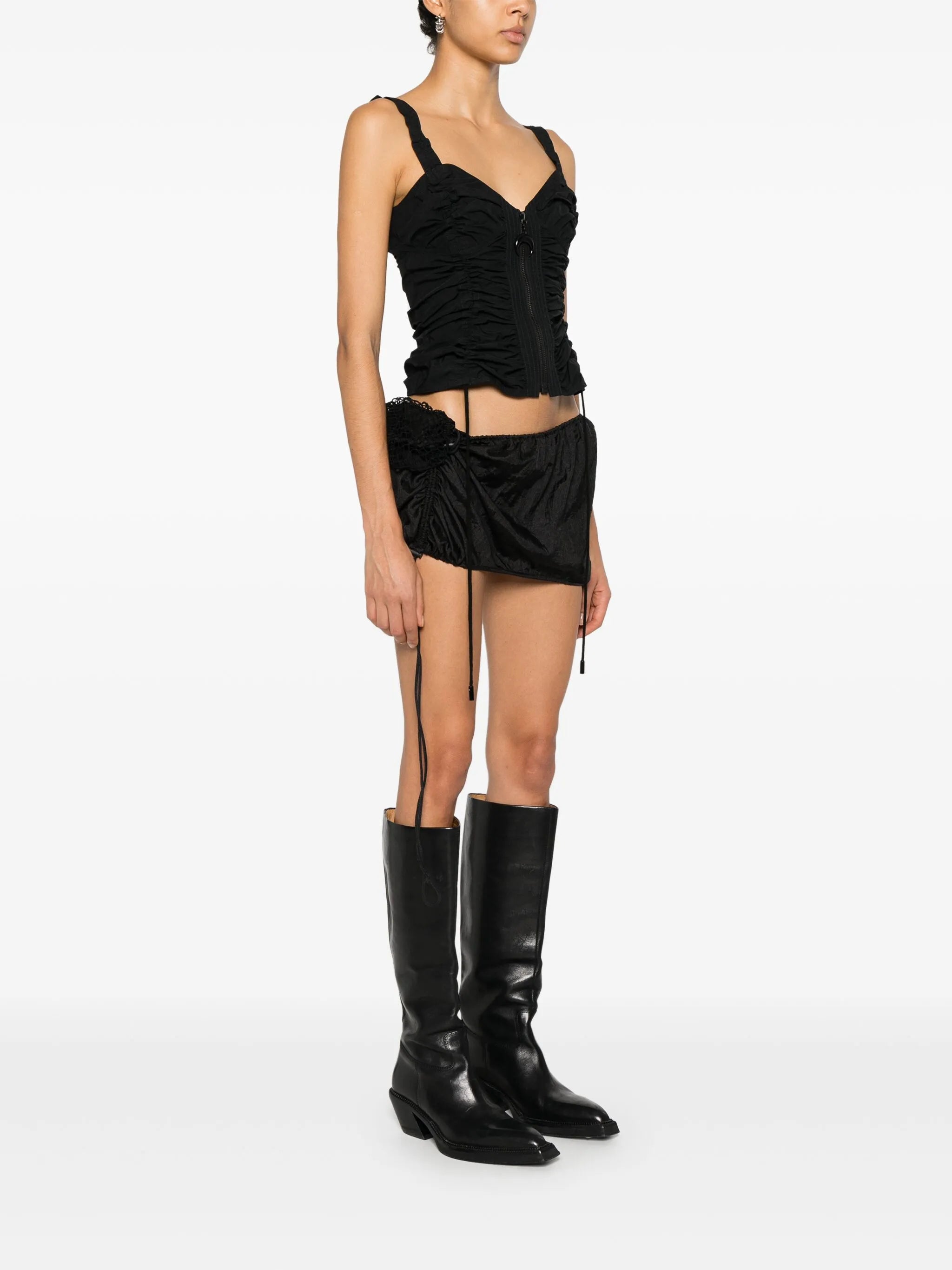 ruched tank top