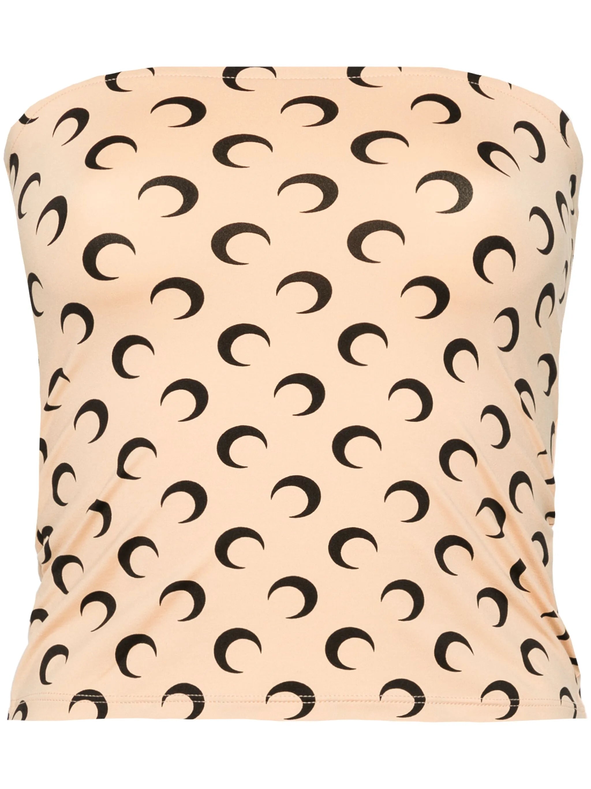 Moon-printed tube top