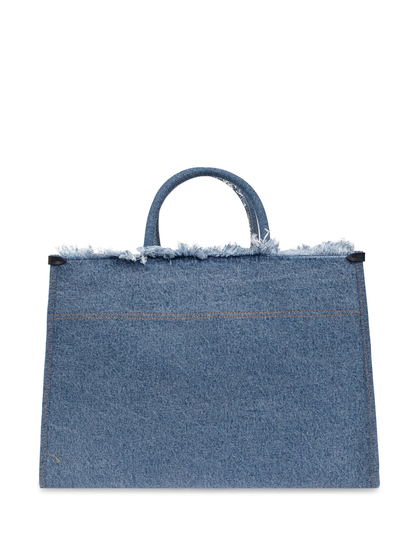logo-embroidered tote bag