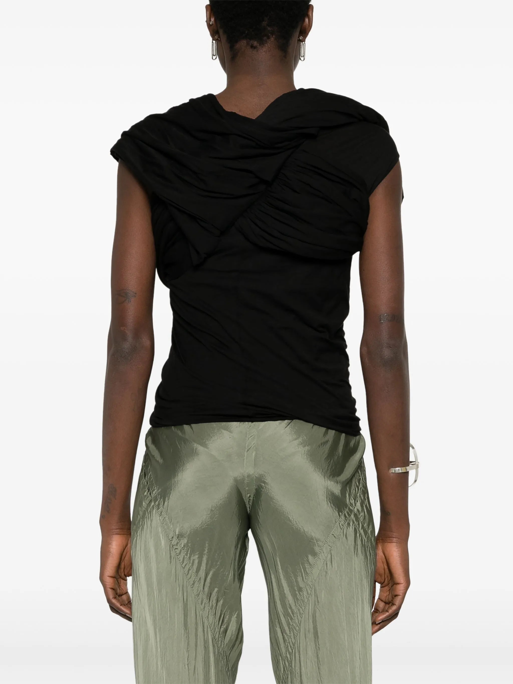 Harness T draped top