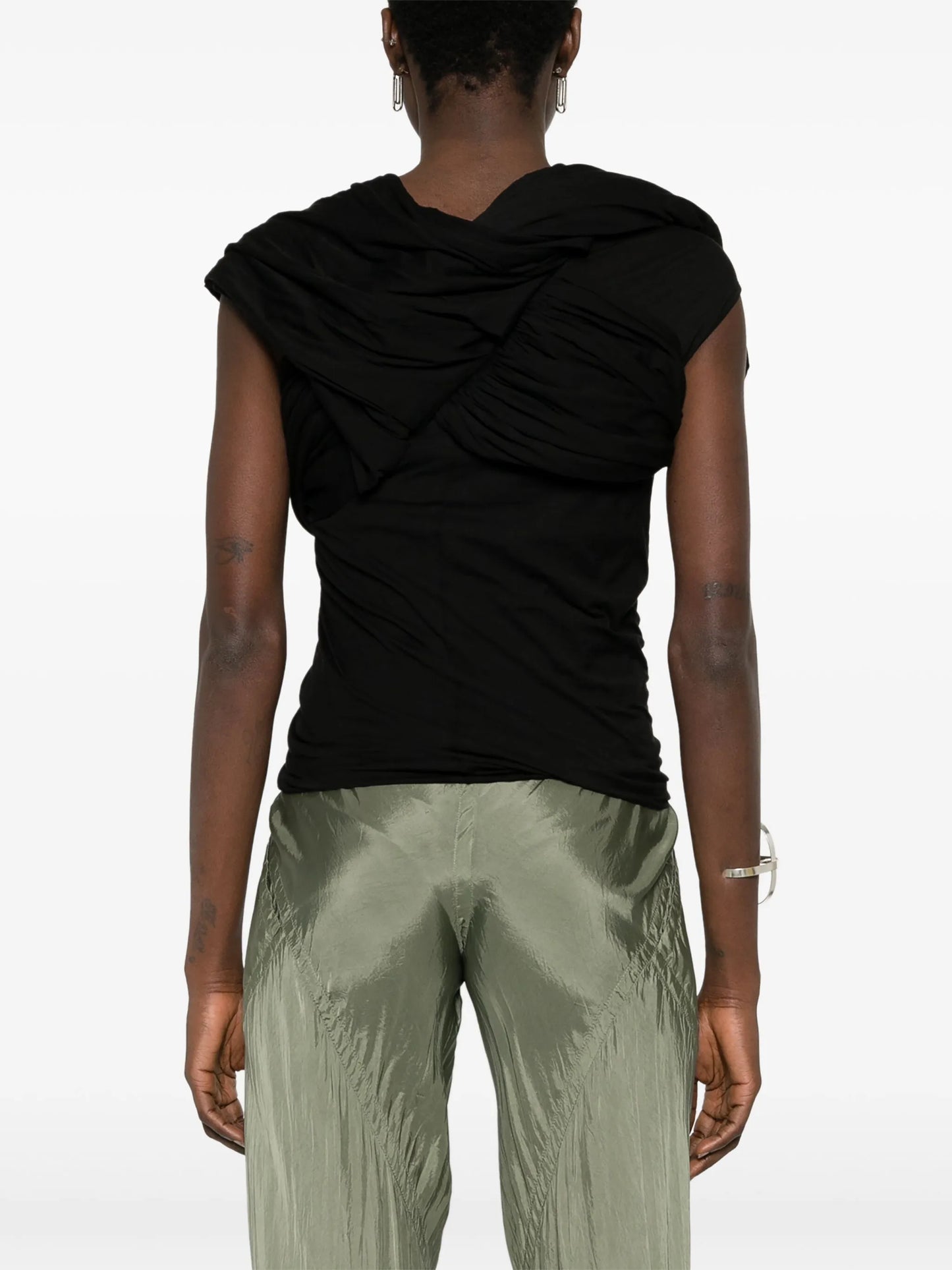 Harness T draped top