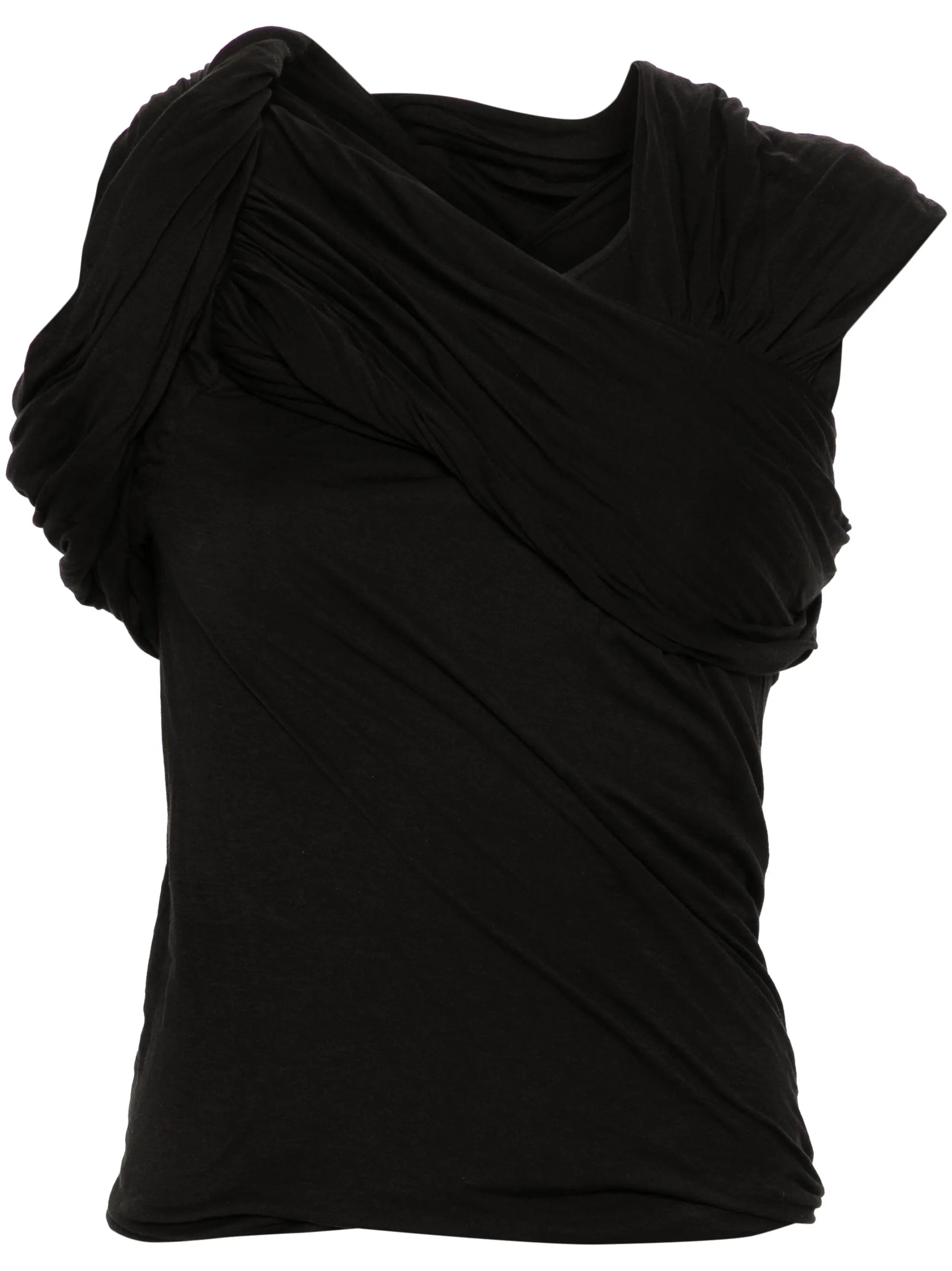 Harness T draped top