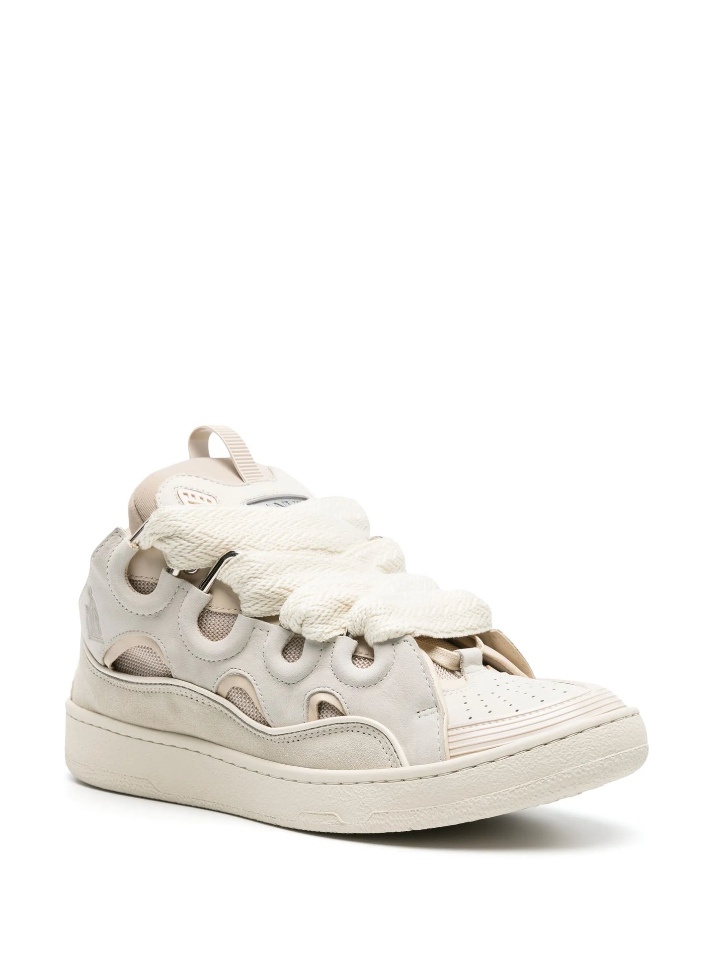 Curb leather sneakers