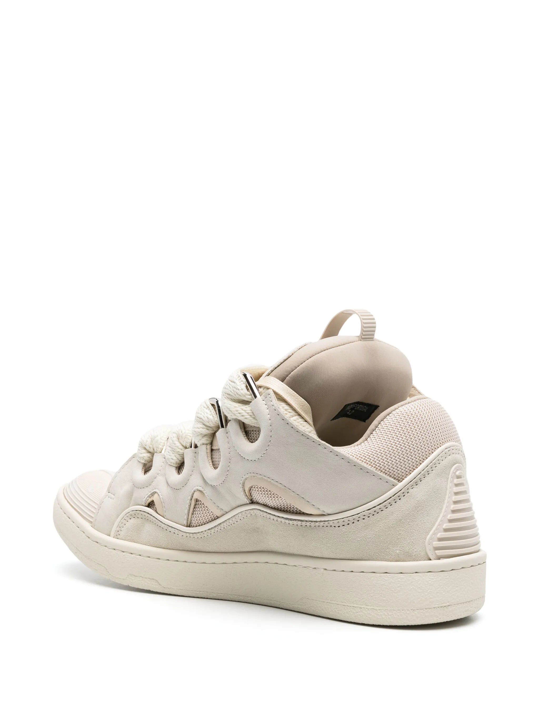 Curb leather sneakers