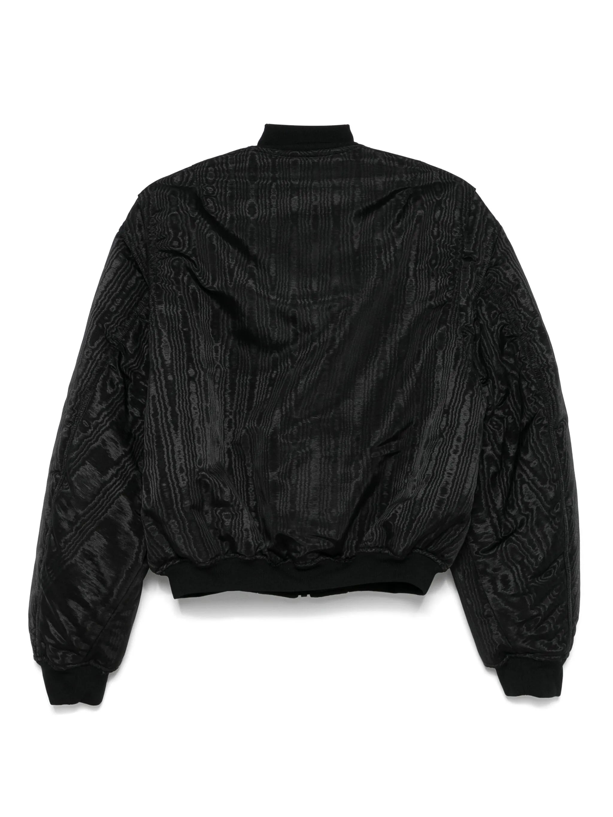 moire bomber jacket