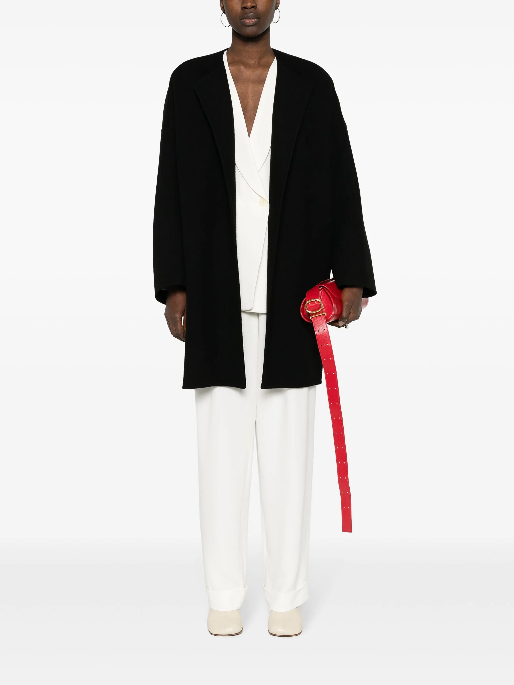 Verlain open-front coat
