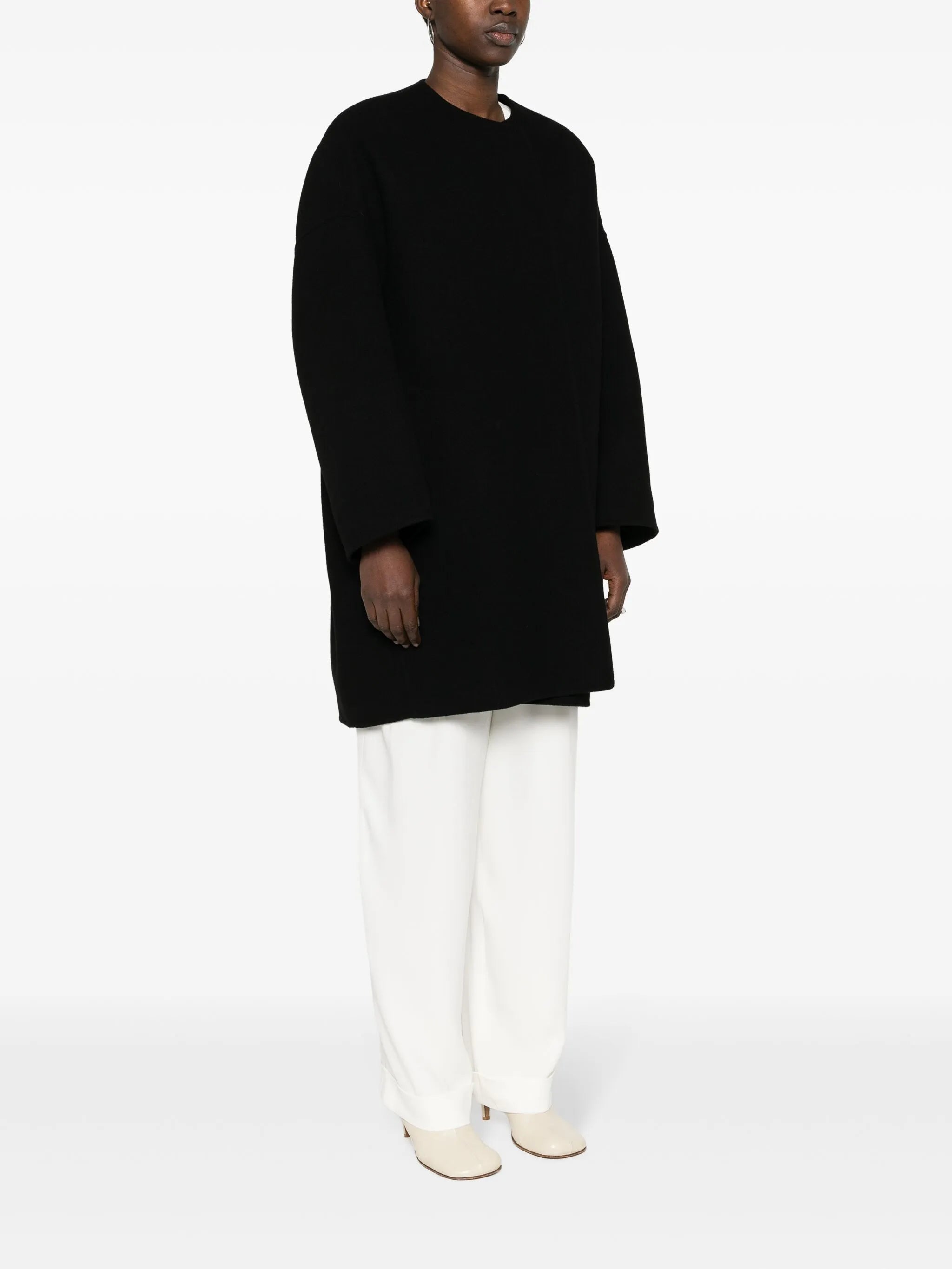 Verlain open-front coat