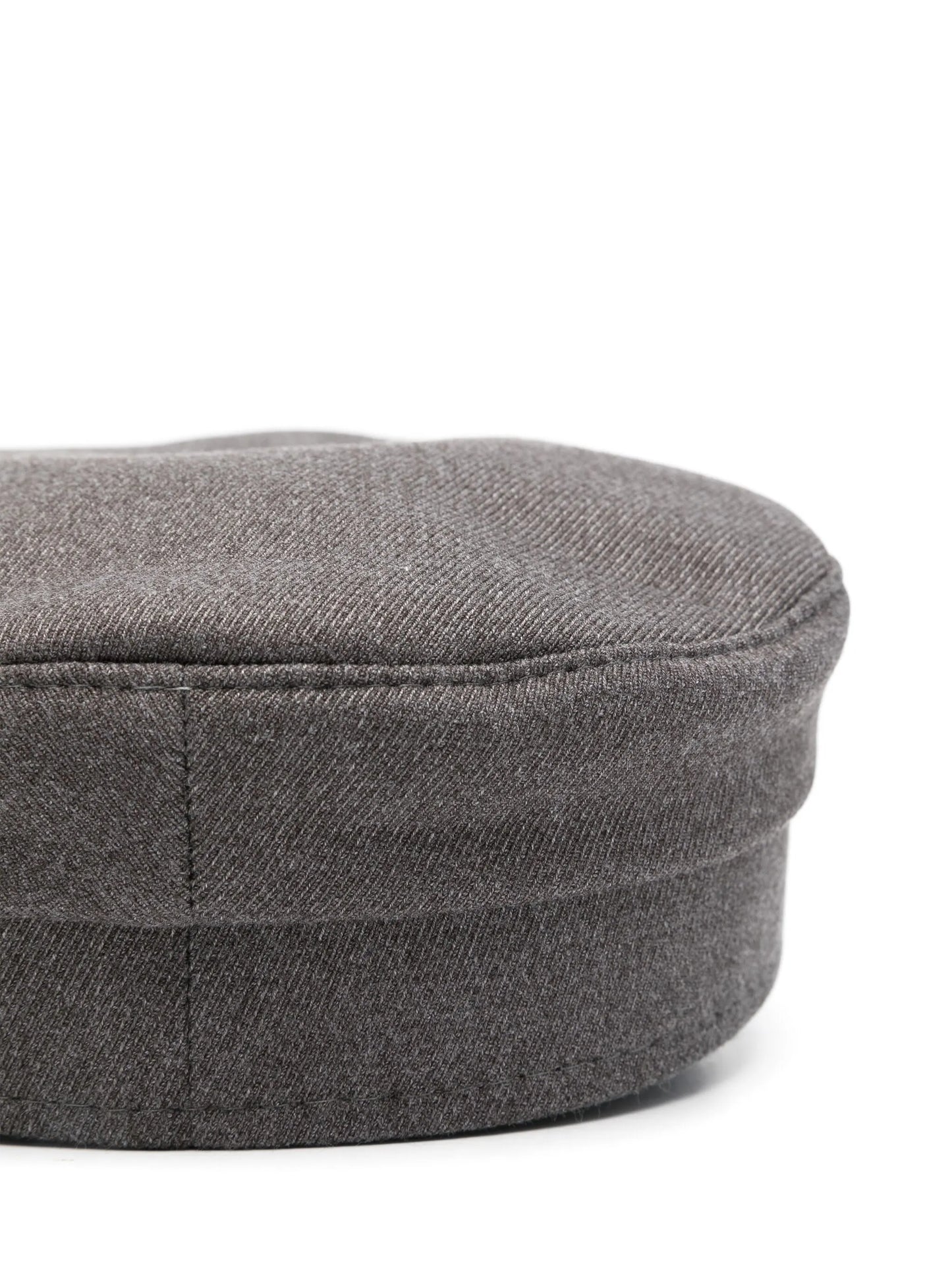 mélange-effect baker boy cap