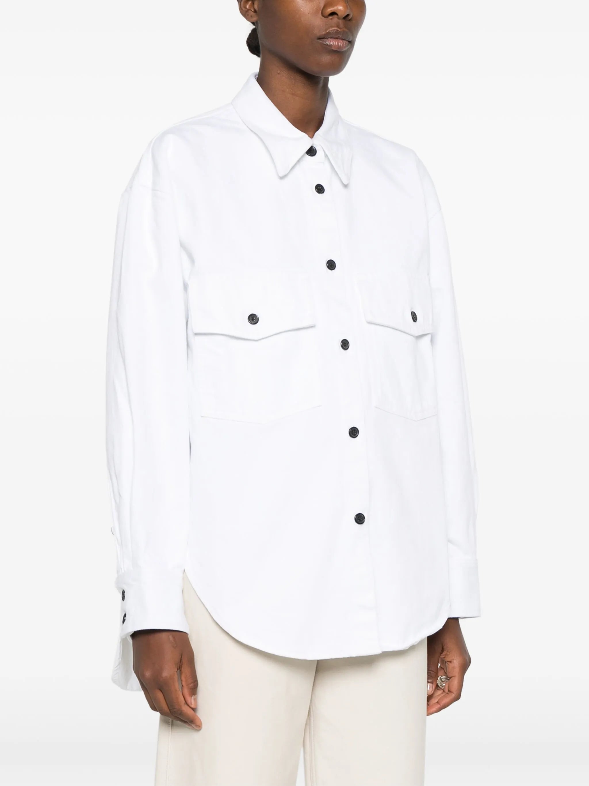 The Mahmet oversized denim shirt