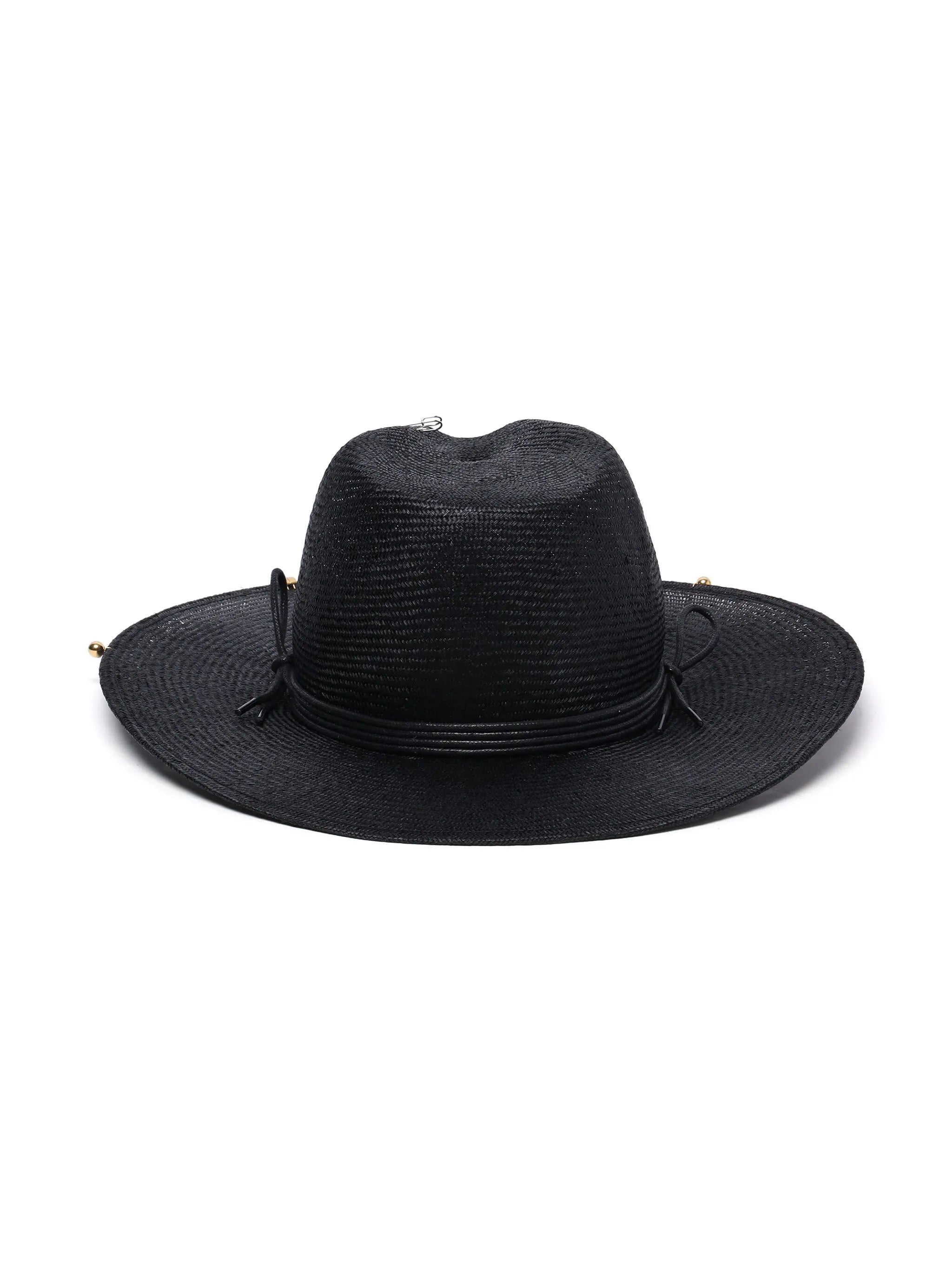 logo-embroidered chain sun hat
