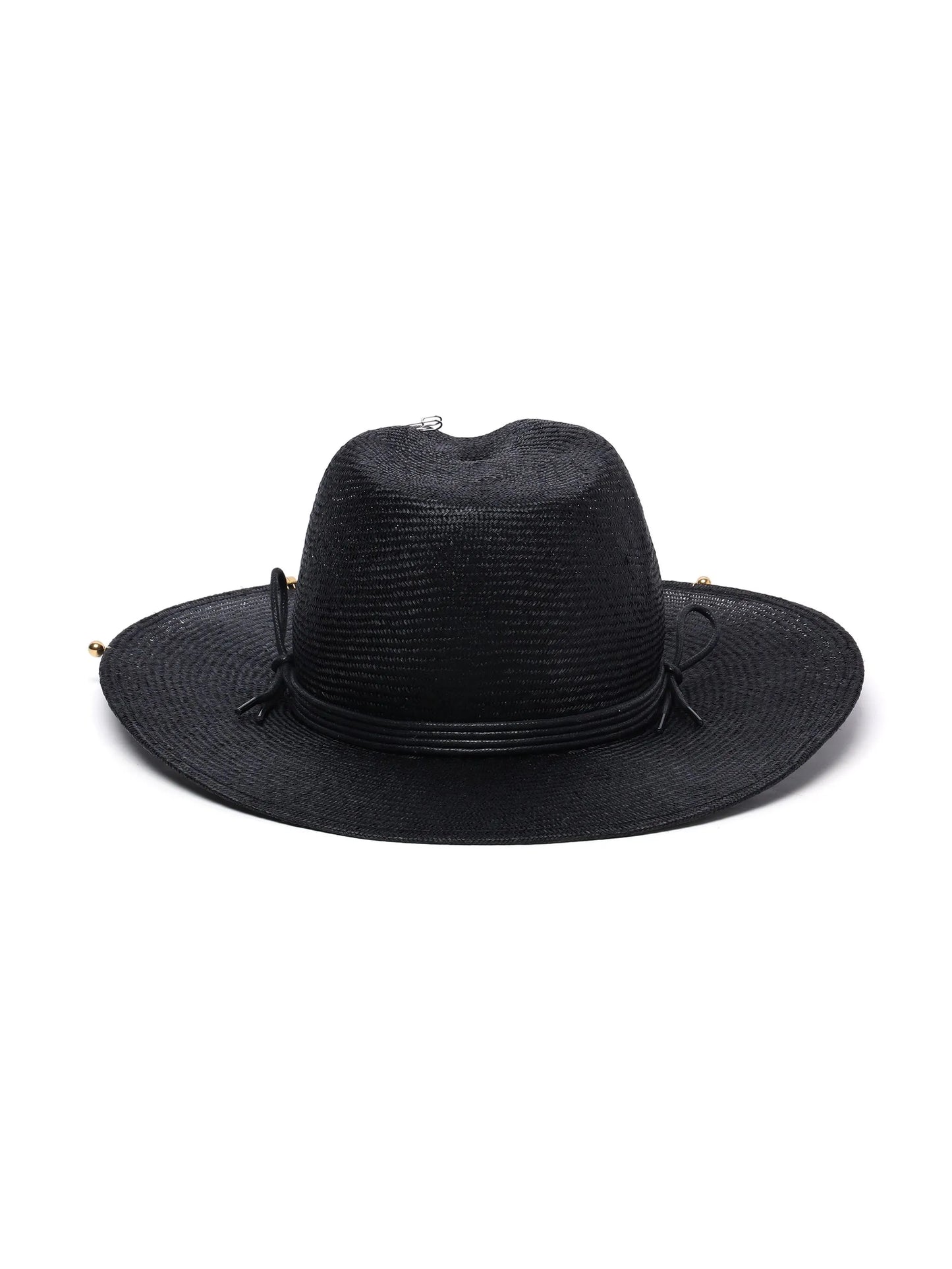 logo-embroidered chain sun hat