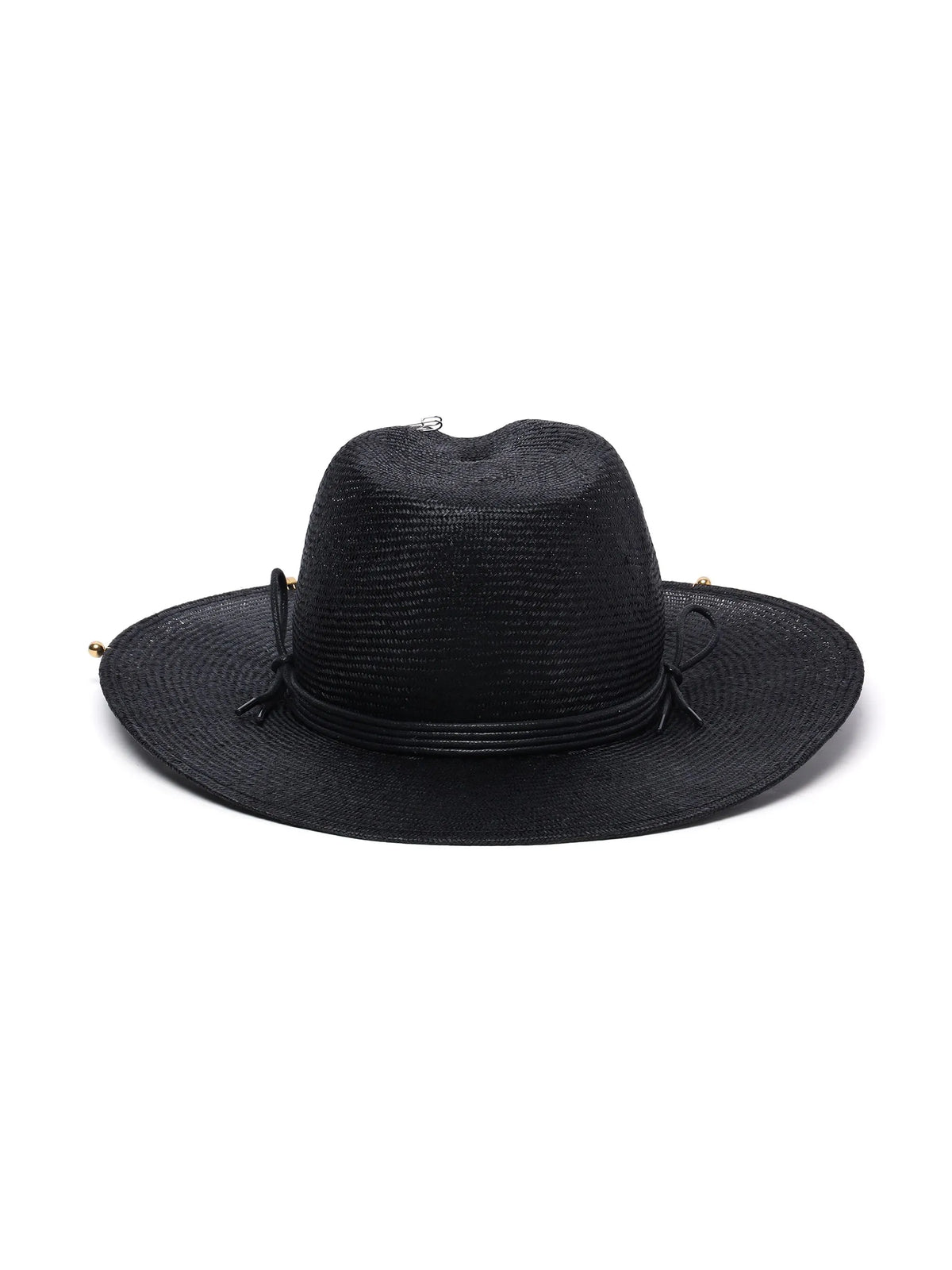 logo-embroidered chain sun hat