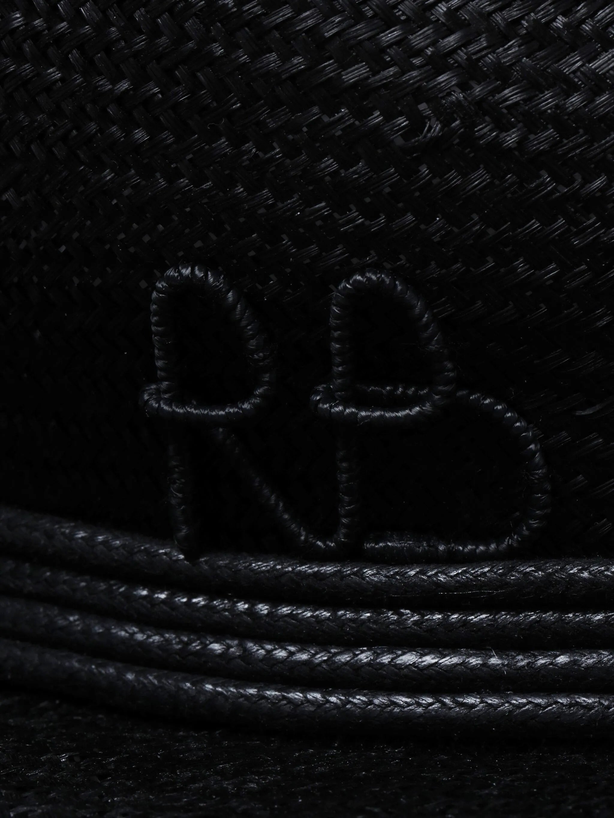 logo-embroidered chain sun hat