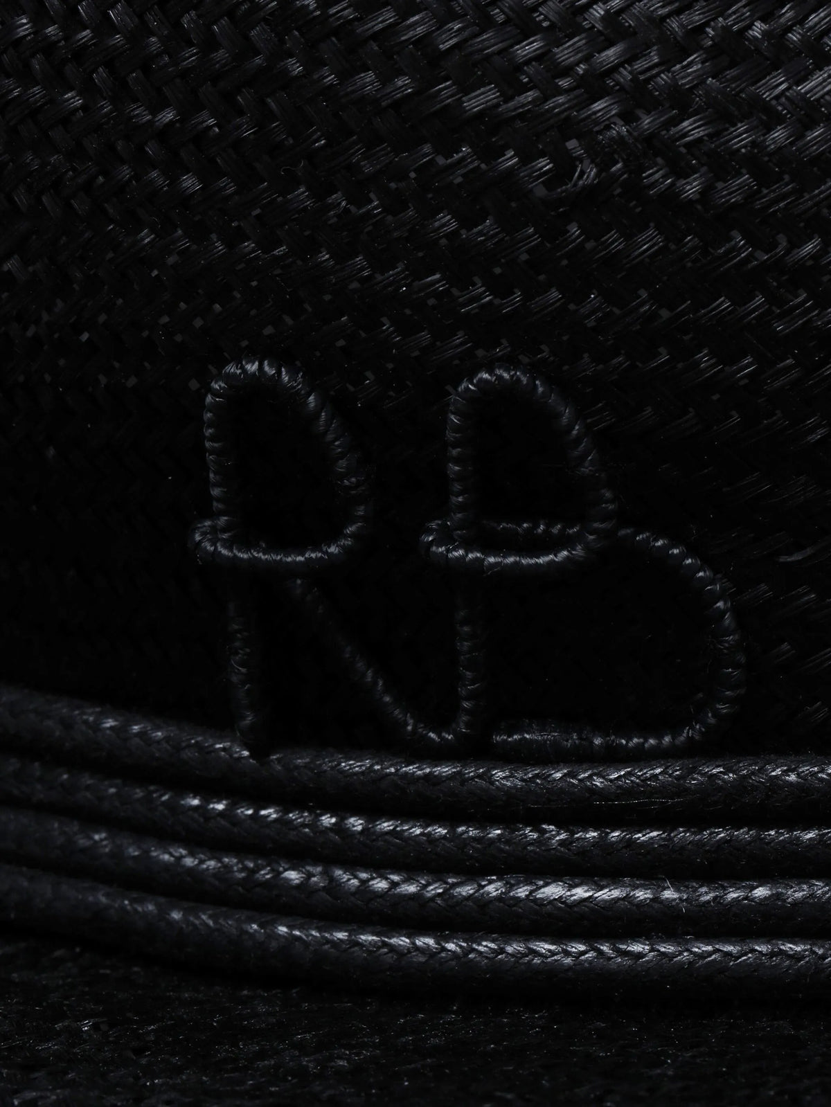 logo-embroidered chain sun hat