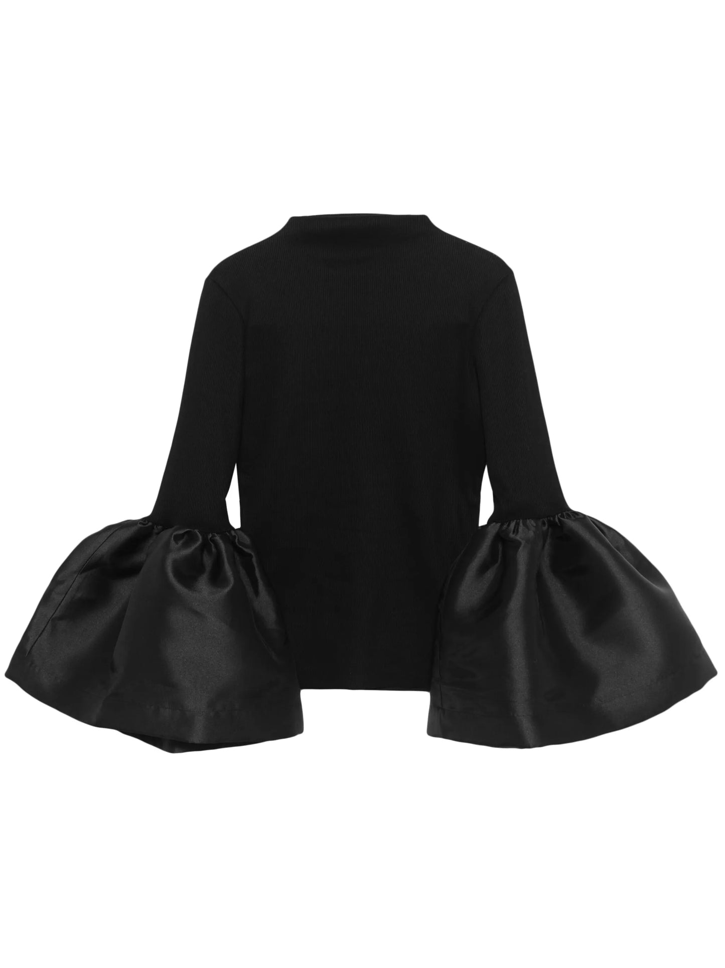 turtleneck puff sleeve top
