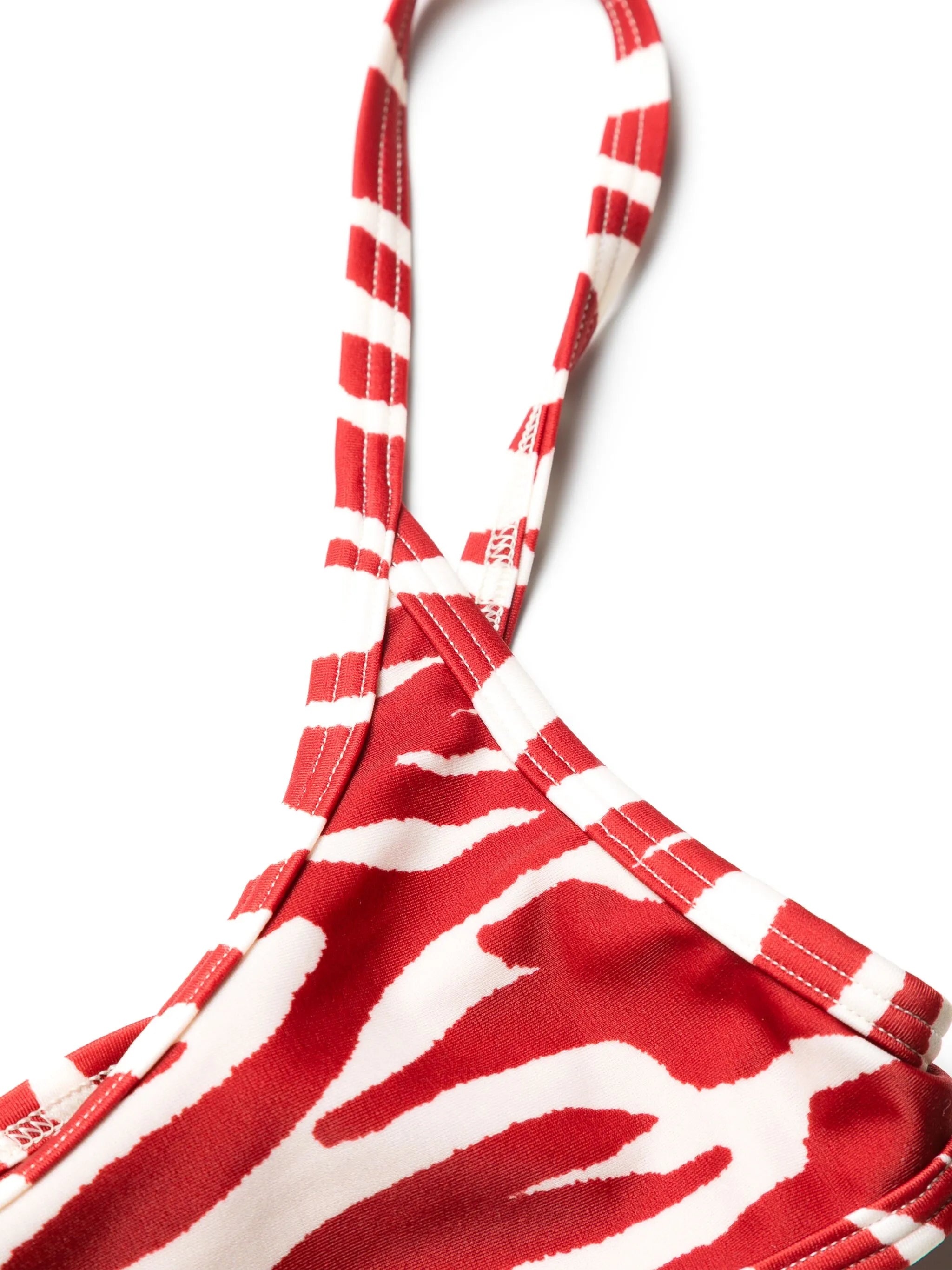 abstract-print bikini