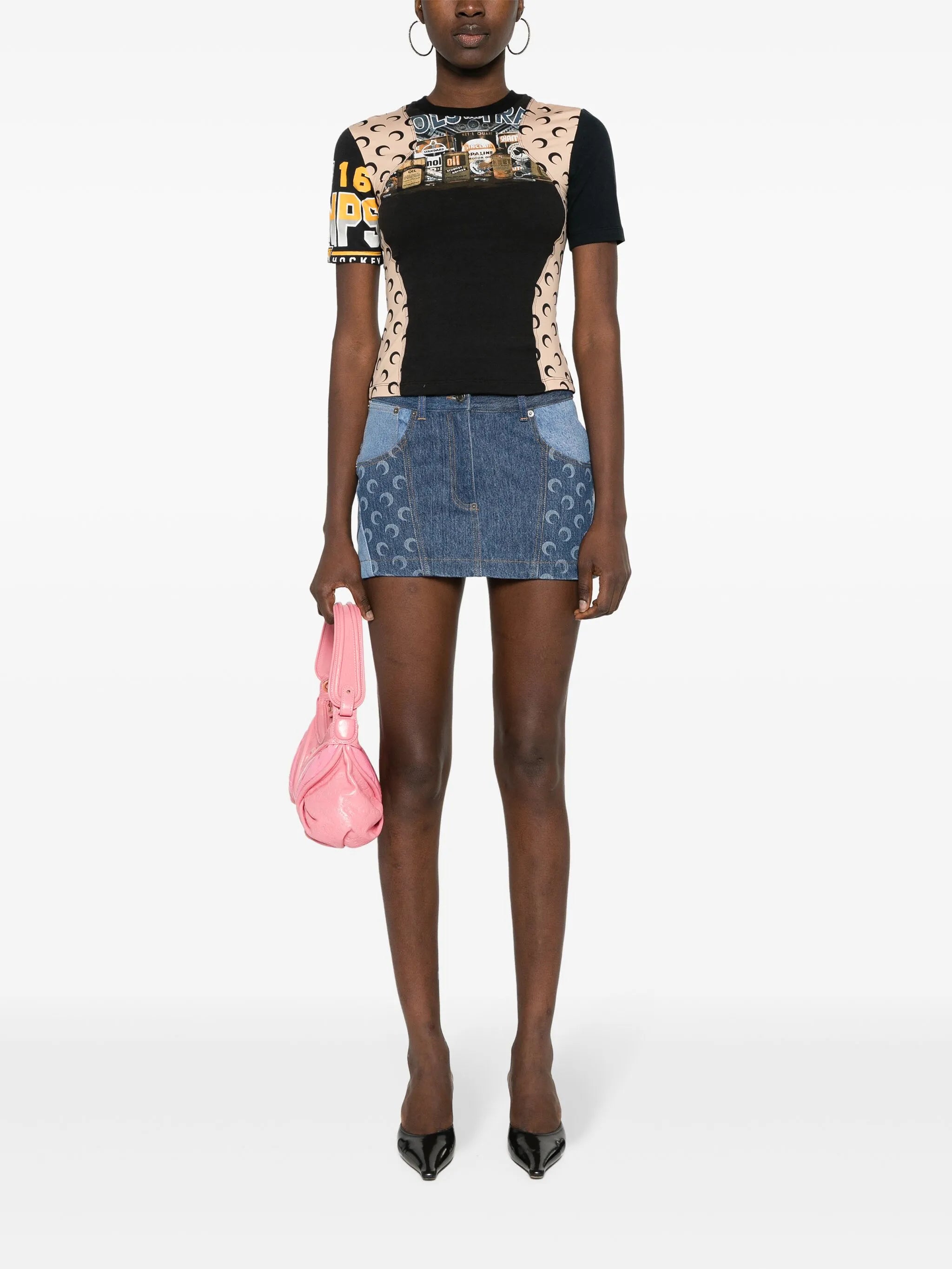 Regenerated patchwork T-shirt