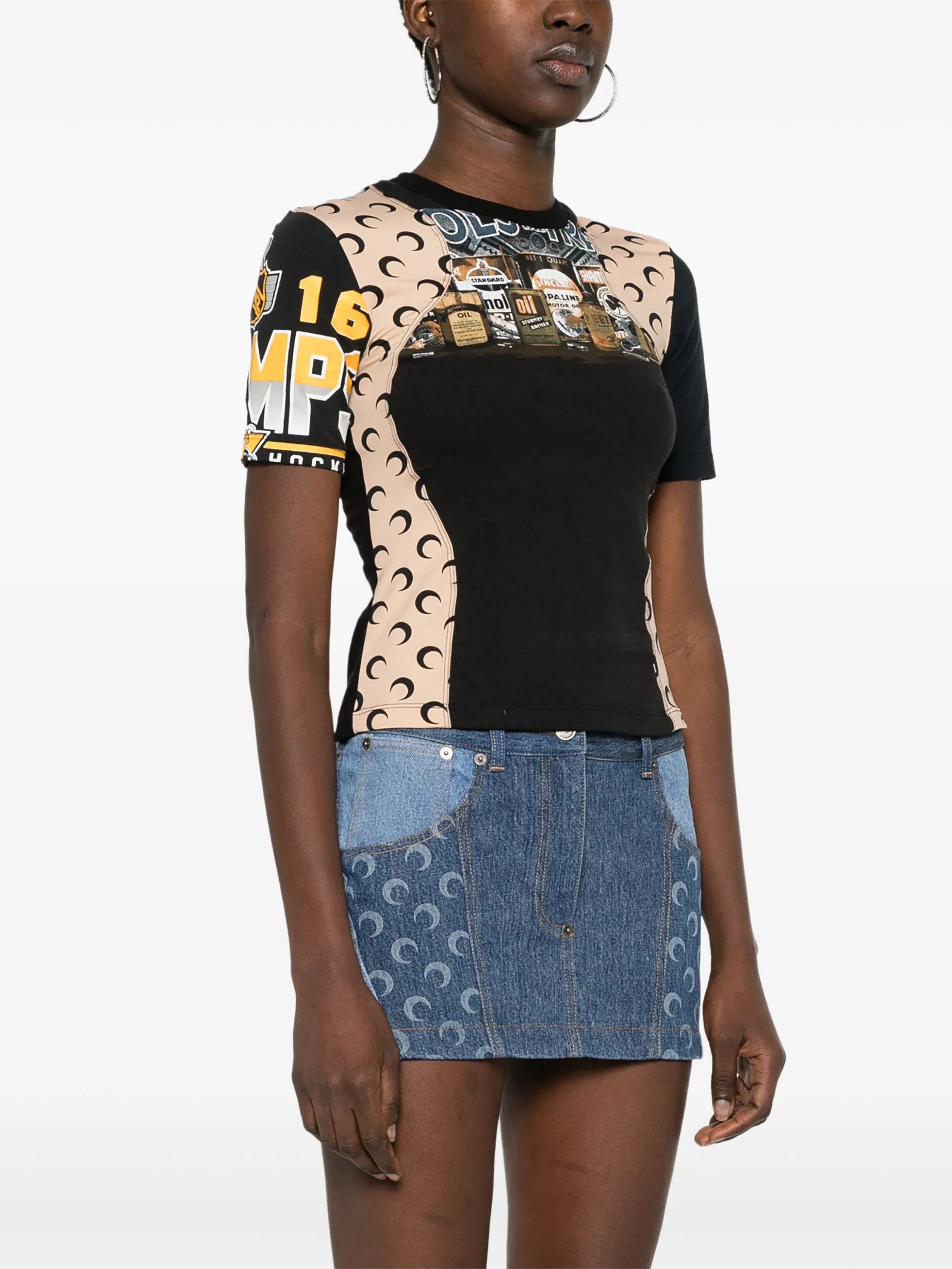 Regenerated patchwork T-shirt