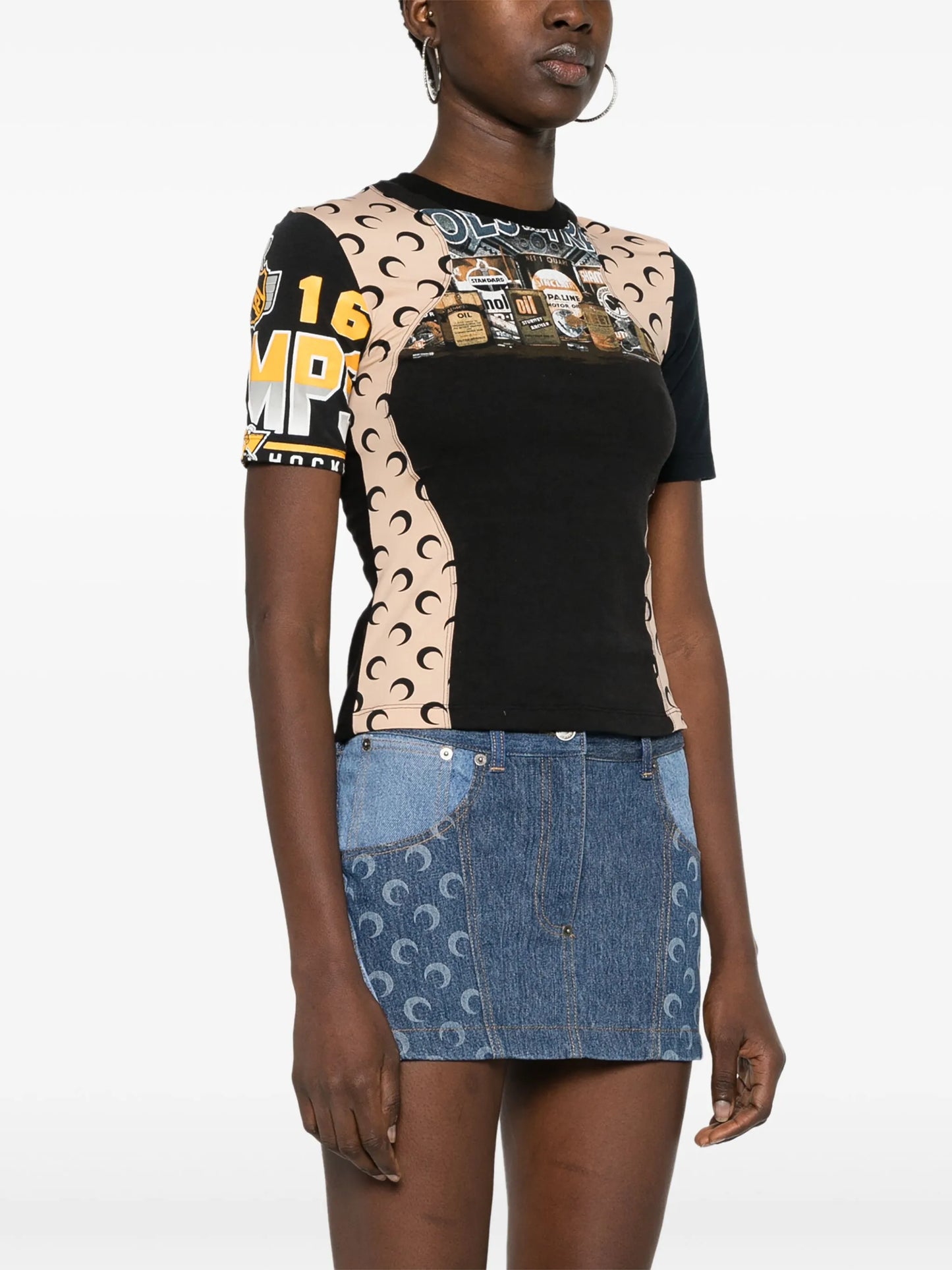 Regenerated patchwork T-shirt
