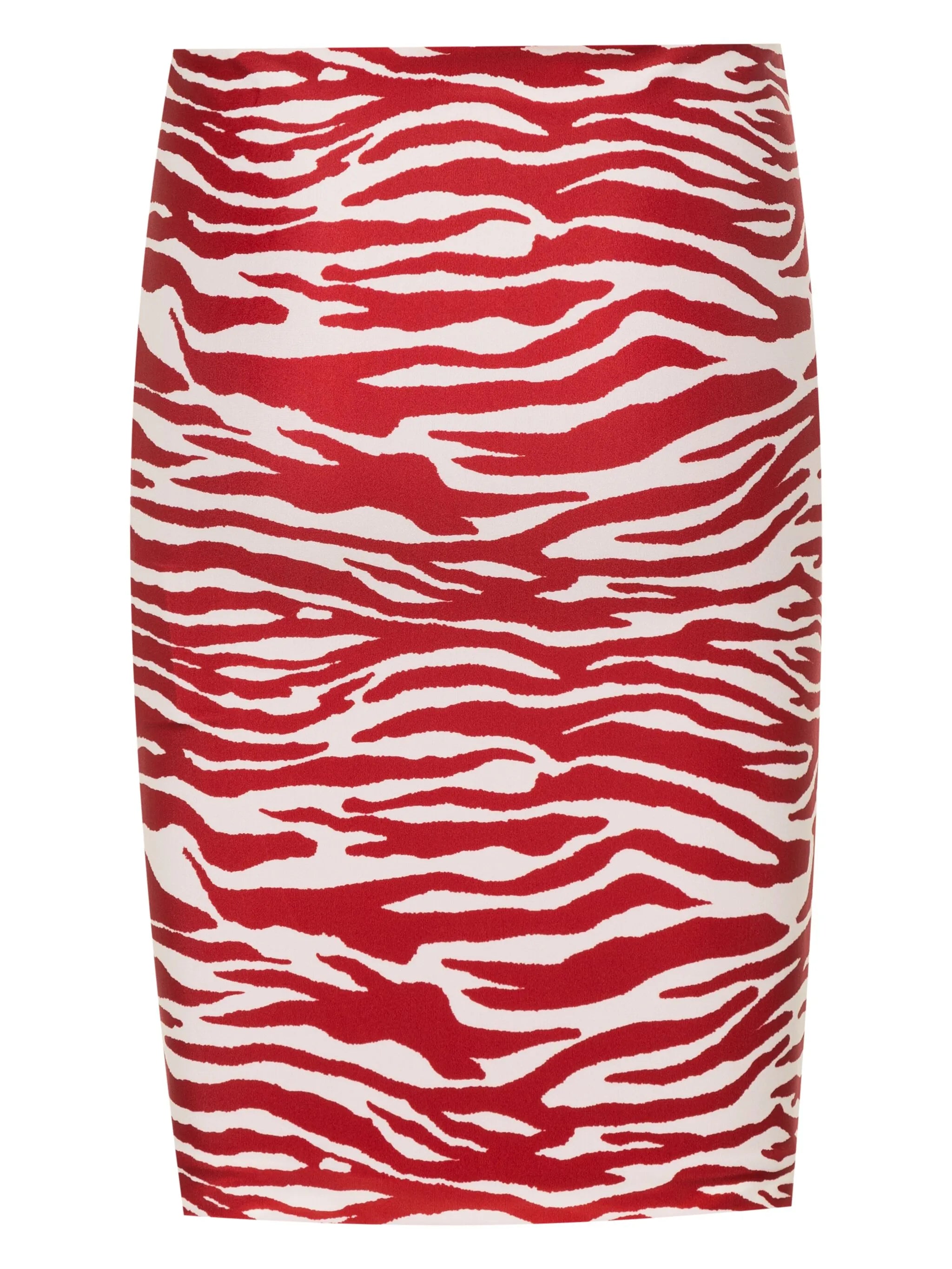 abstract-print skirt