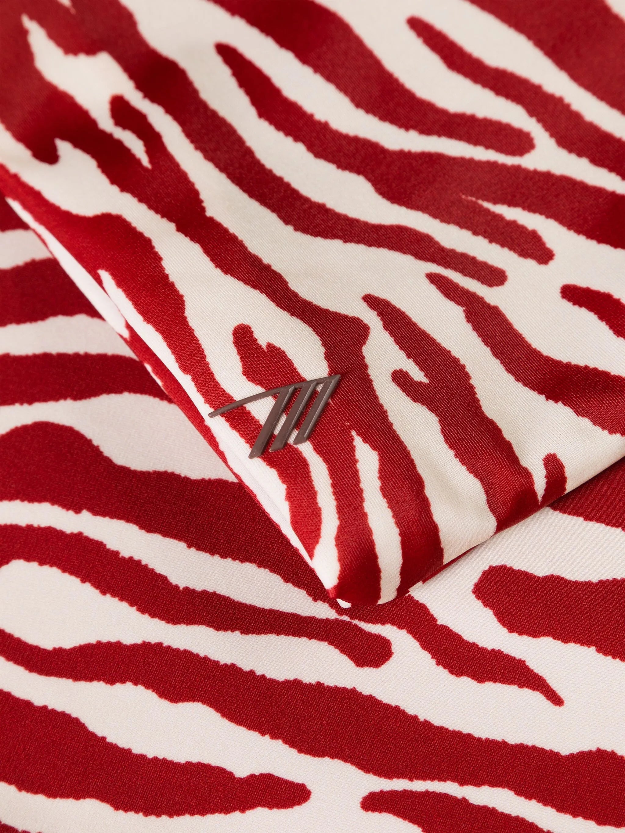 abstract-print skirt