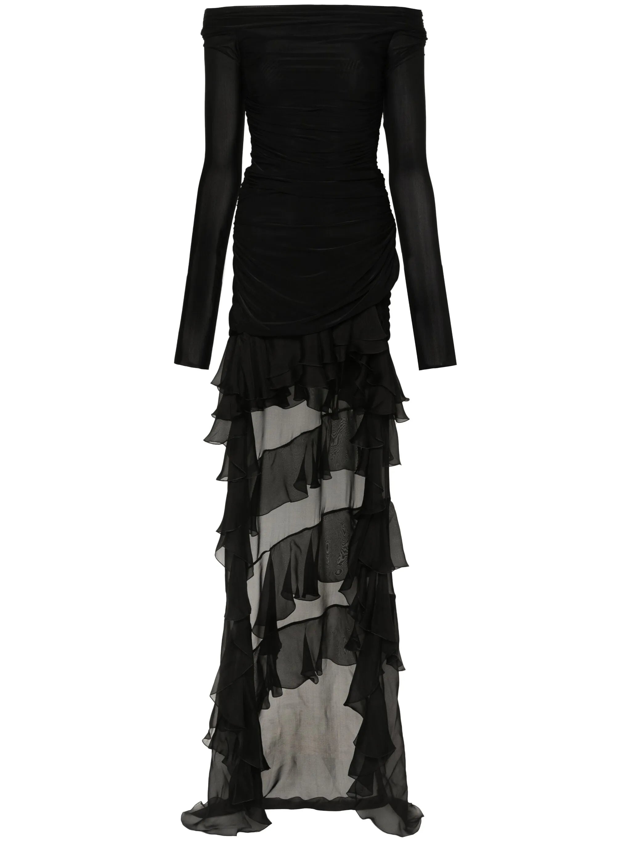 asymmetric-design dress
