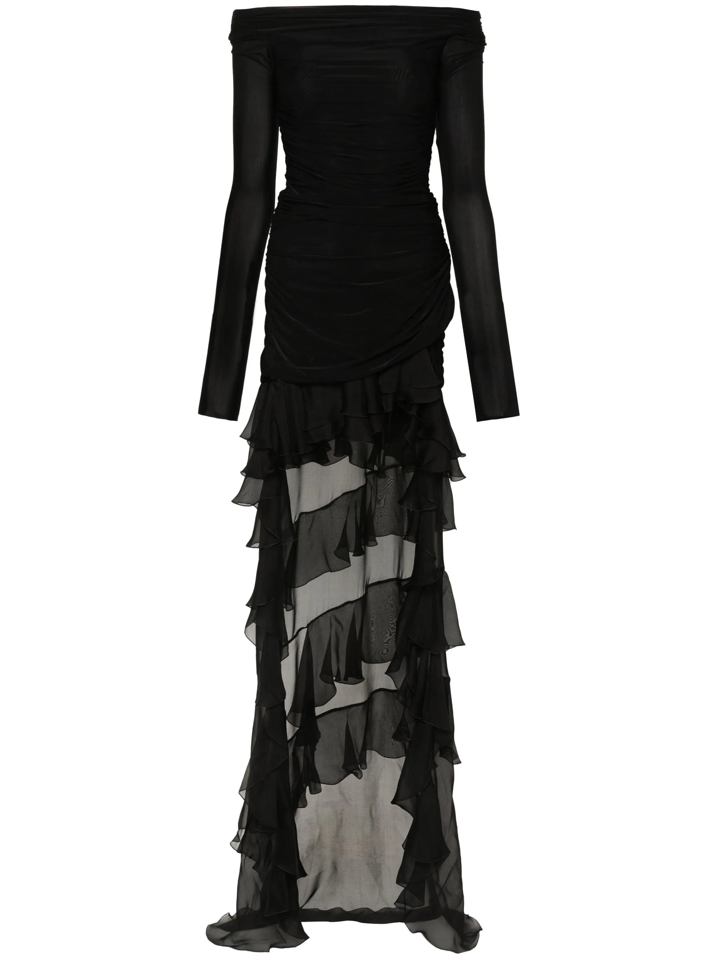 asymmetric-design dress