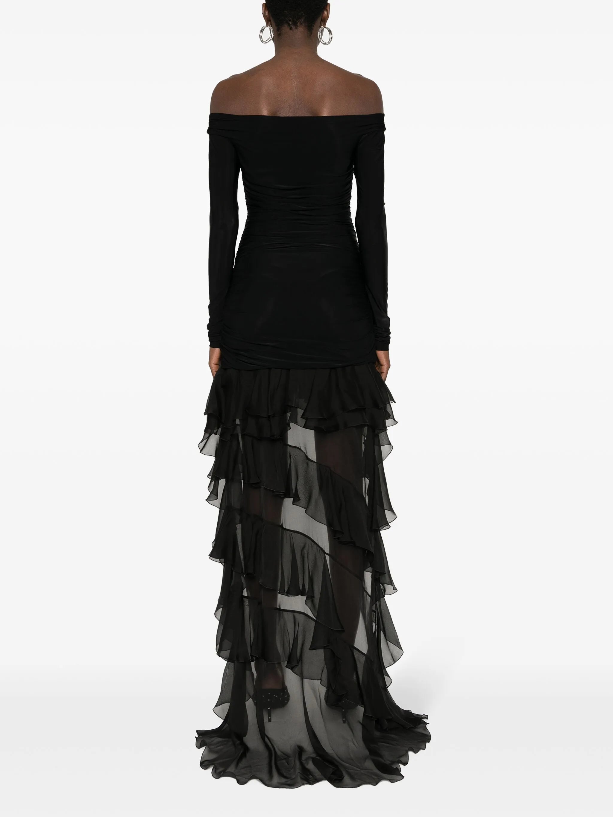 asymmetric-design dress